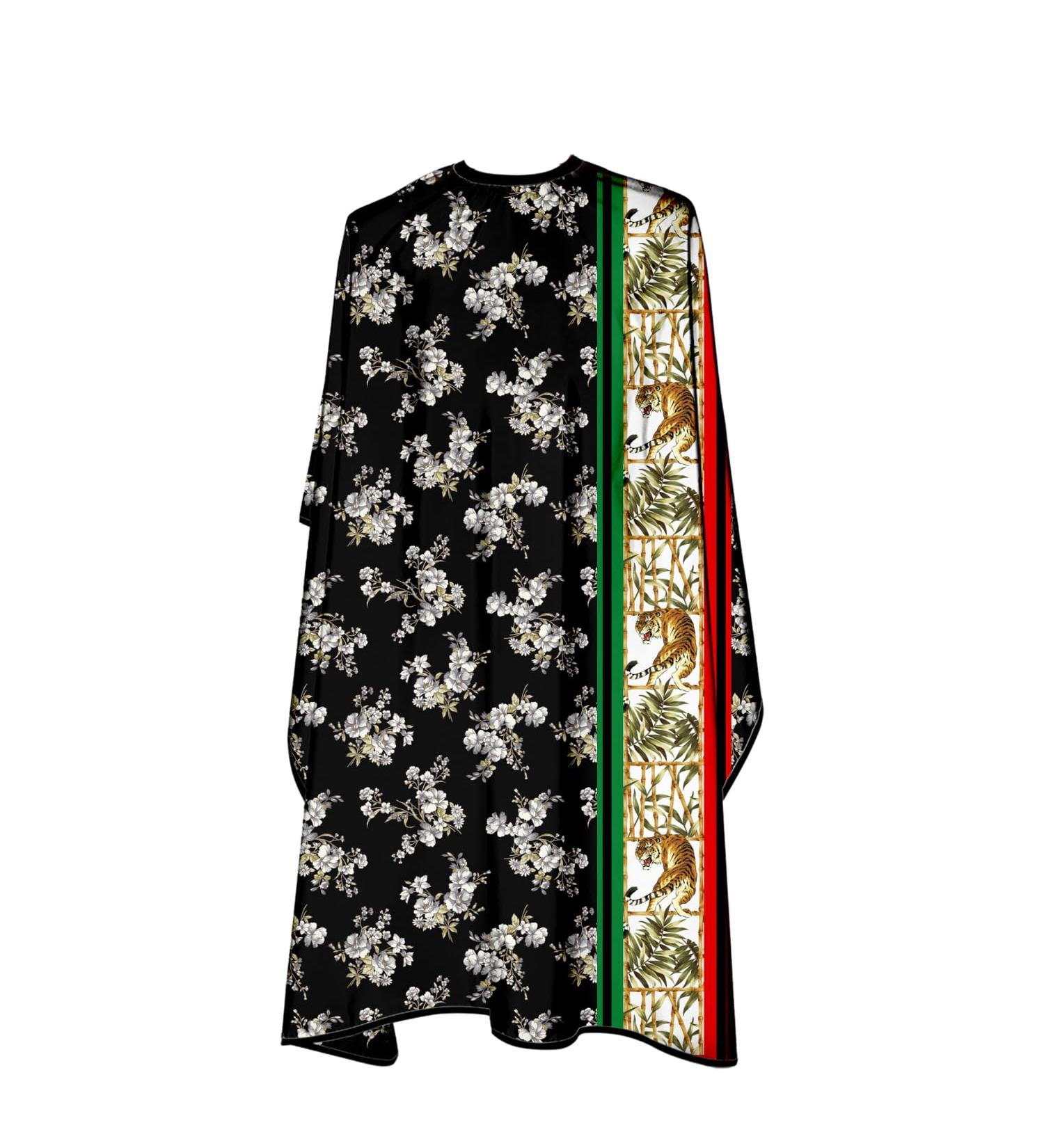 Barber Flow Bengal Tiger Hair Cutting Barber Cape | Adjustable Elastic Neckband Closure | Large King Size - Buy Online on GoSupps.com