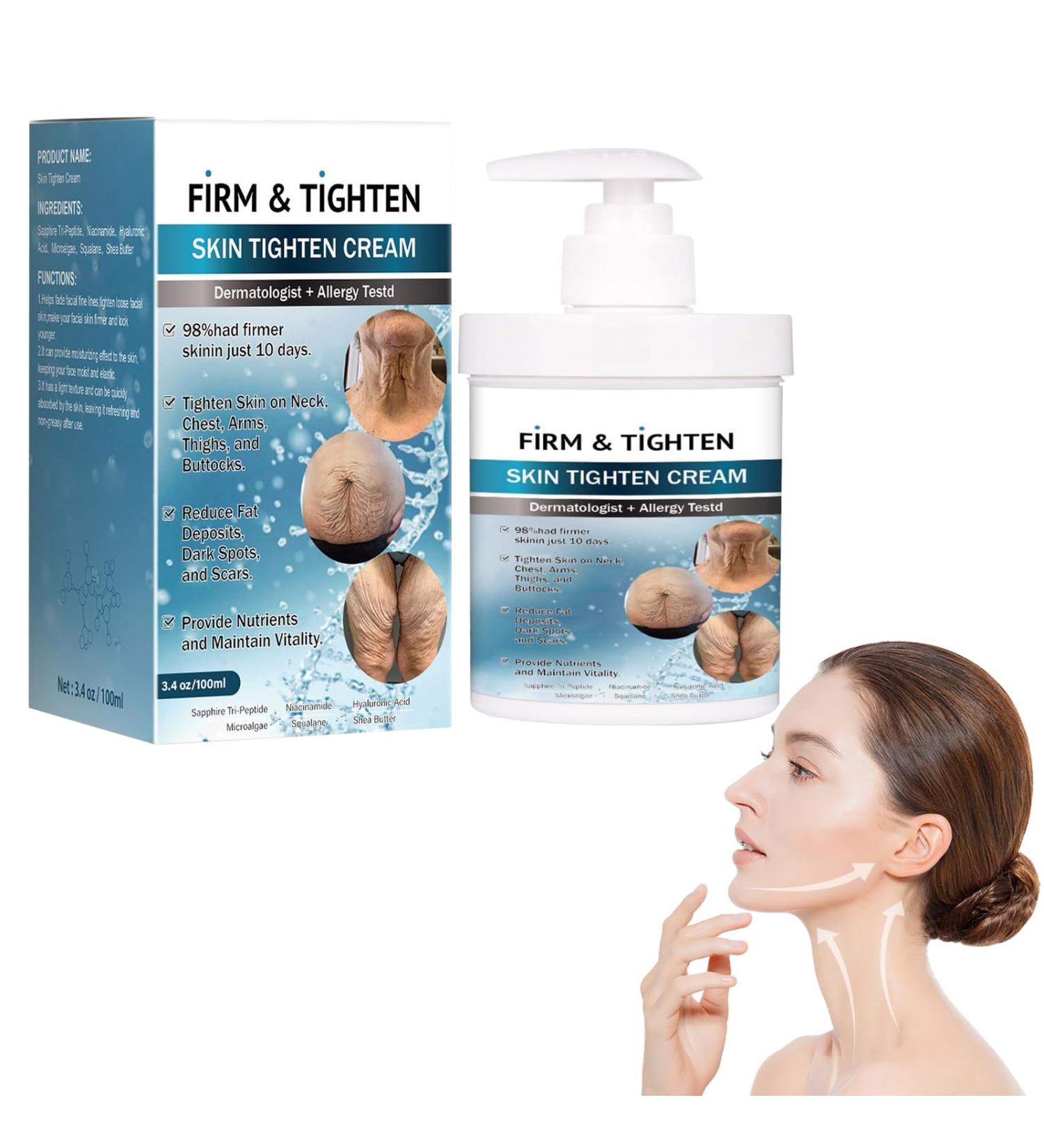 Firm Tighten Skin Cream - Anti-Aging Neck & Body Cream for All Skin Types | Renew Moisture & Lift Firmness - Buy Online on GoSupps.com