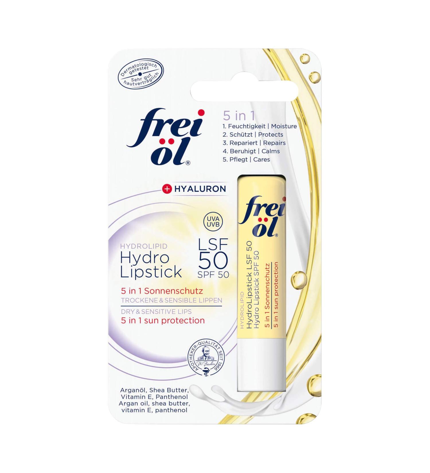 Frei L Hydrolipid HydroLipstick SPF 50 4.5 g