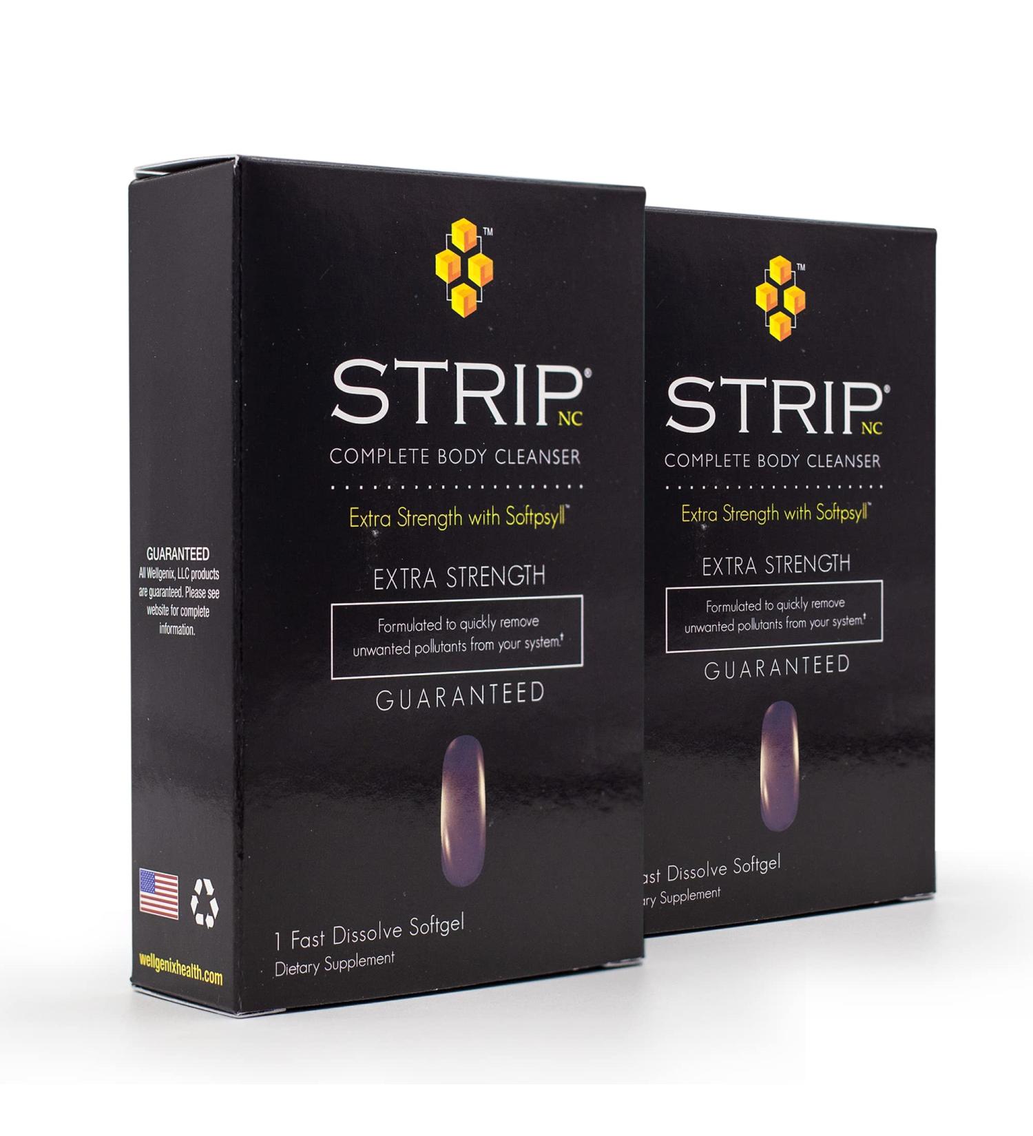 Wellgenix Strip NC Complete Body Cleanser- Extra Strength with Softpsyll- 2 Pack Fast Dissolve Softgels - Buy Online on GoSupps.com