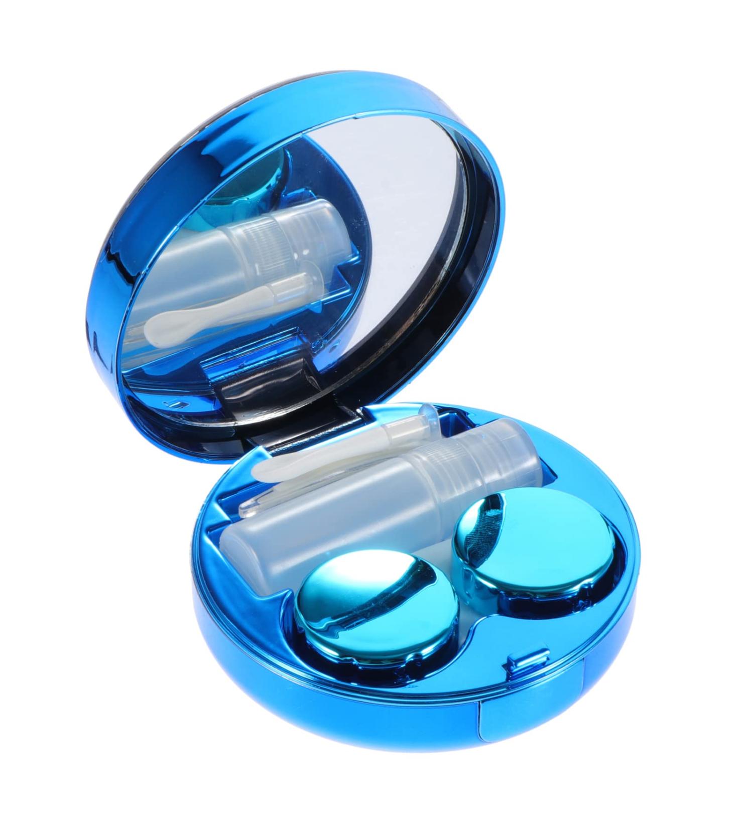 Lurrose Mirror Film Glasses Storage Box with Tweezers - Stylish & Durable Glasses Organizer for International Shipping - Buy Online on GoSupps.com