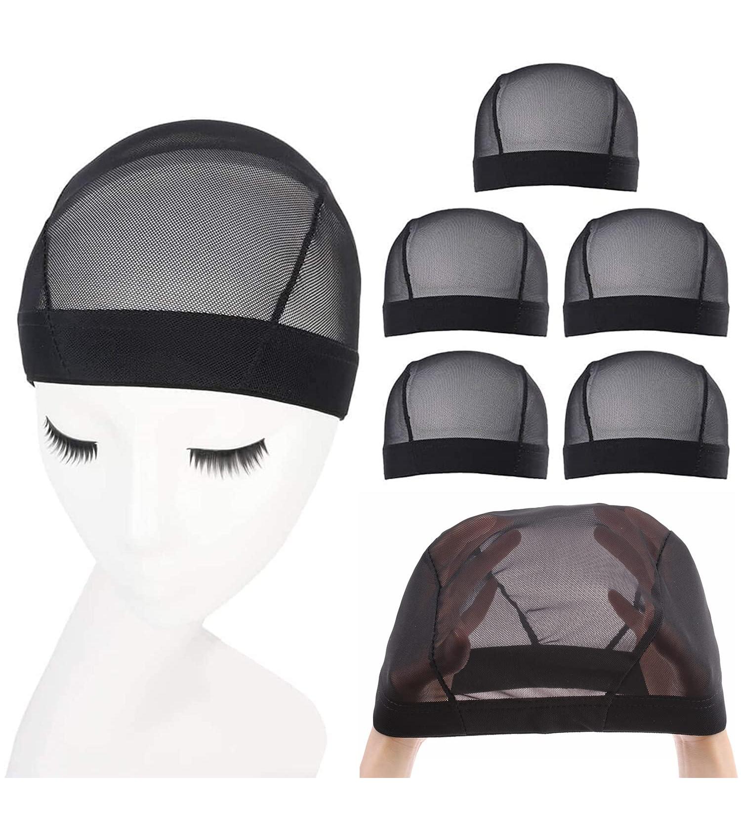 Xtrend 5-Piece Large Stretch Mesh Wig Cap for Black Women - Super Stretch Dome Style Size L Black #1 - Buy Online on GoSupps.com