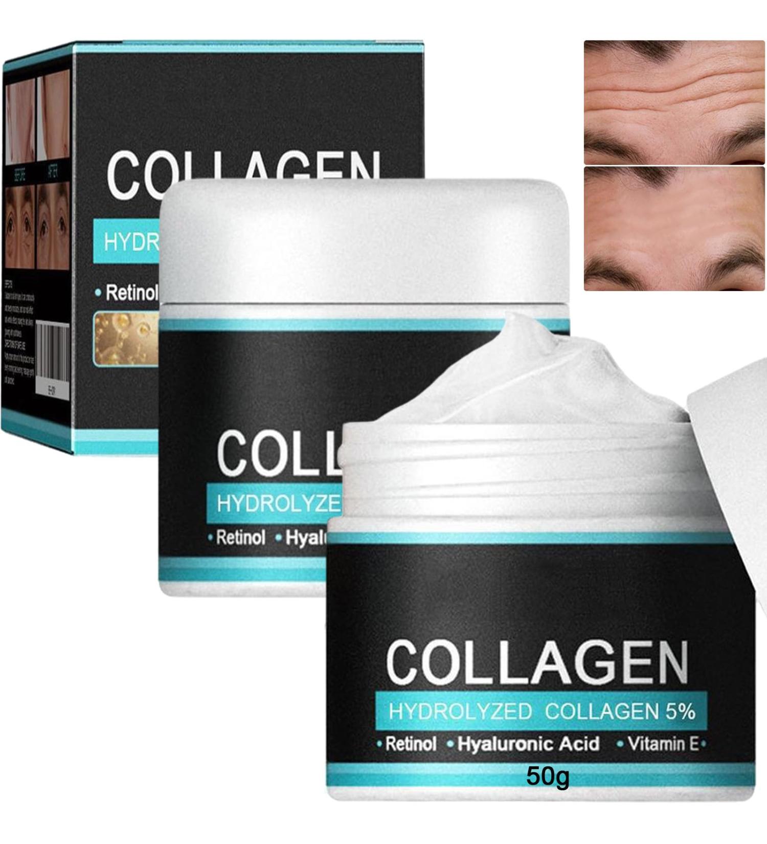  JASUBAI Collagen 2-Pack Instant Moisturizing Face Creams - Retinol & Hyaluronic Acid Cream - Anti-Aging Cream for Men - Skin Firming Cream - Deep Moisturizing Cream - Buy Online on GoSupps.com