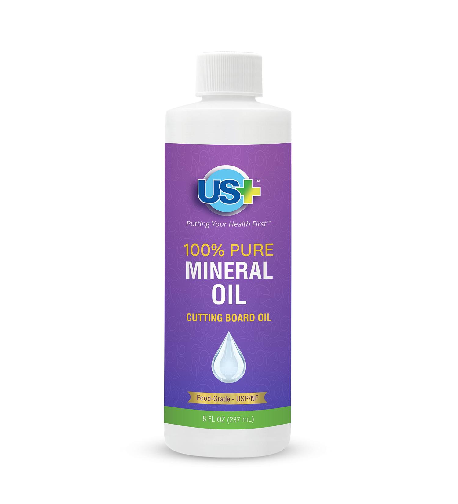 8oz Pure Mineral Oil - Food-Grade, GMO-free, Restores & Protects Cutting Boards, Butcher Blocks, Countertops - 8 Fl Oz - Buy Online on GoSupps.com