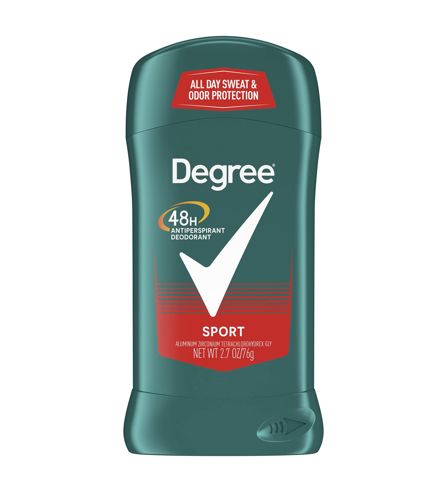Degree Men Sport Antiperspirant Deodorant 2.7 oz - 48-Hour Sweat & Odor Protection - Buy Online on GoSupps.com