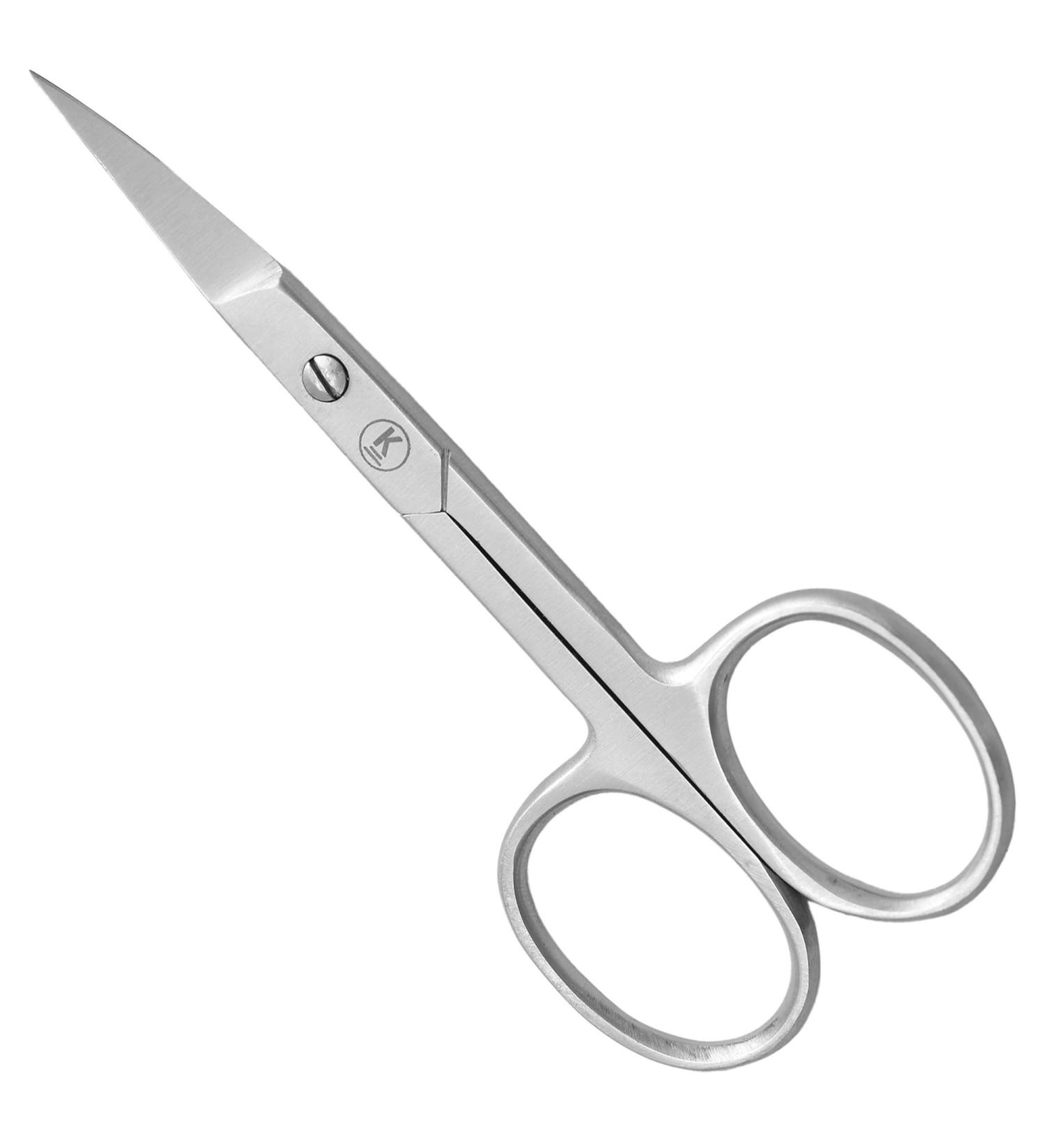 K-Pro Curved Nail Scissors for Fingernails - Professional Men and Women - Satin Finish - Buy Online on GoSupps.com