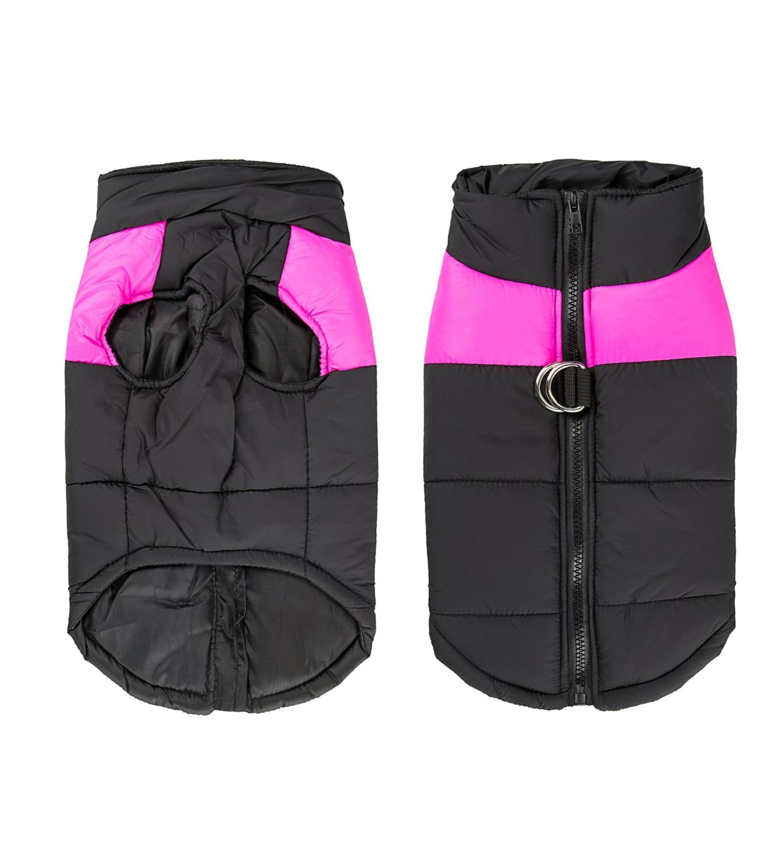 Shinmax Waterproof Dog Coat - Warm Winter Jacket for Small Medium & Large Dogs - Padded Vest with Breast Protection - XL Pink - Buy Online on GoSupps.com