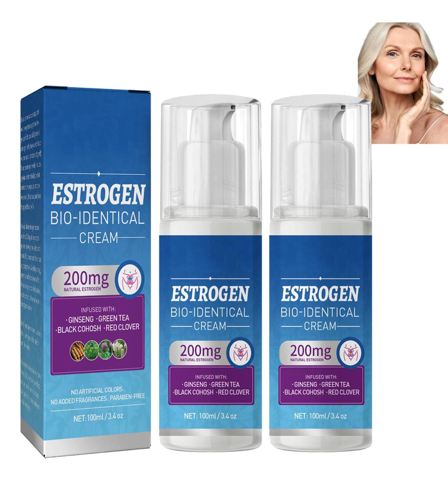 Natural Menopause Relief Cream - 2PC Set (2*100ml) | Bioidentical Menopause Balance for Women - Buy Online on GoSupps.com