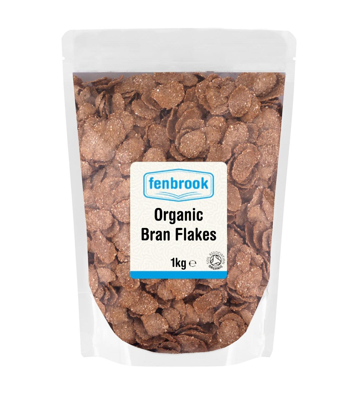 Organic Bran Flakes 1kg | Certified Organic by Fenbrook Organic - Buy Online on GoSupps.com