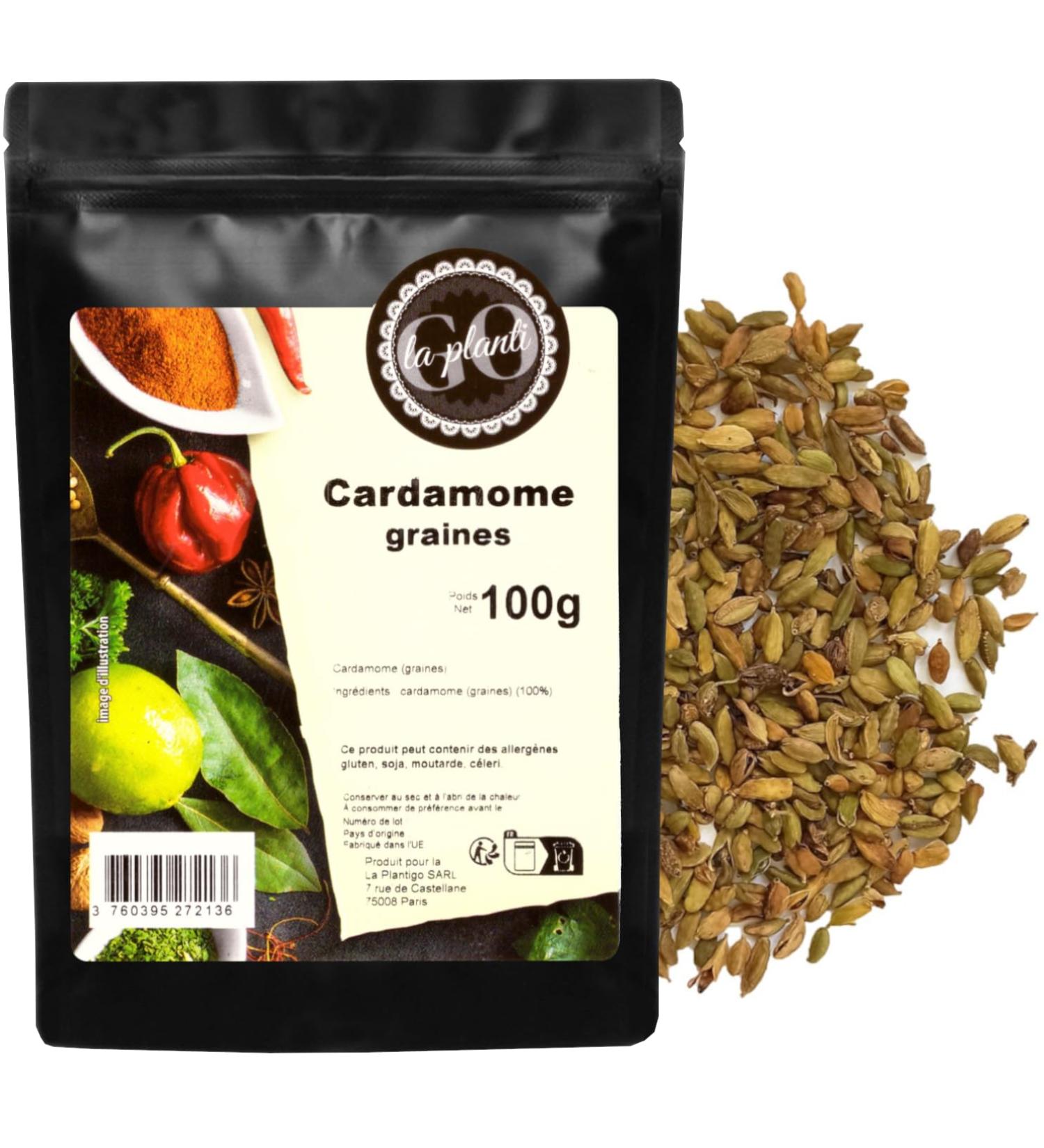 Cardamom (seeds) 100 g - LA PLANTIGO - Buy Online on GoSupps.com