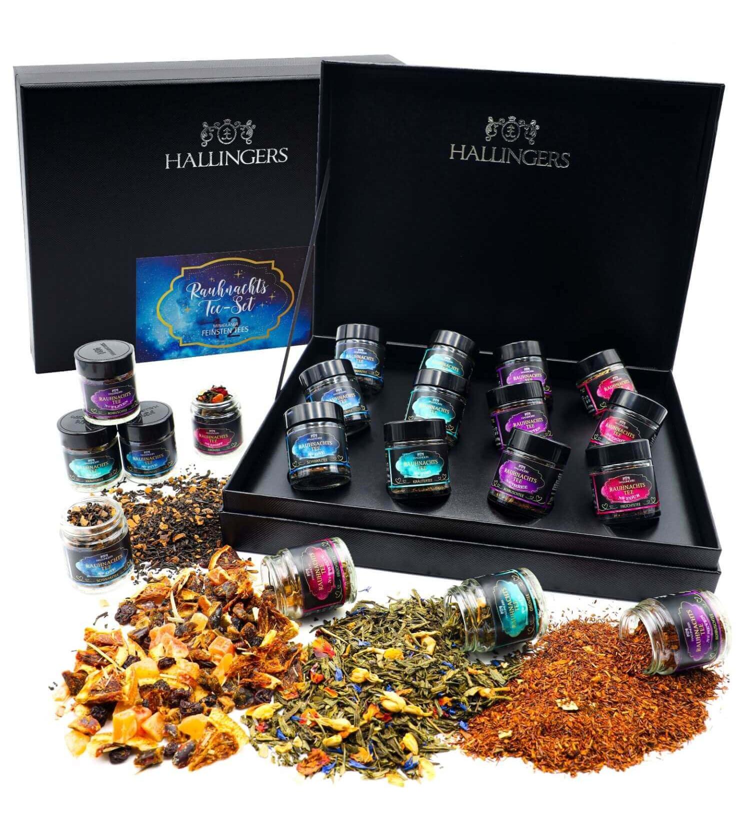 Hallingers Rauhnacht Tea Set - 12 Varieties Vegan & Gluten-Free | Perfect Gift for Mother's Day Father's Day & Special Occasions - Buy Online on GoSupps.com