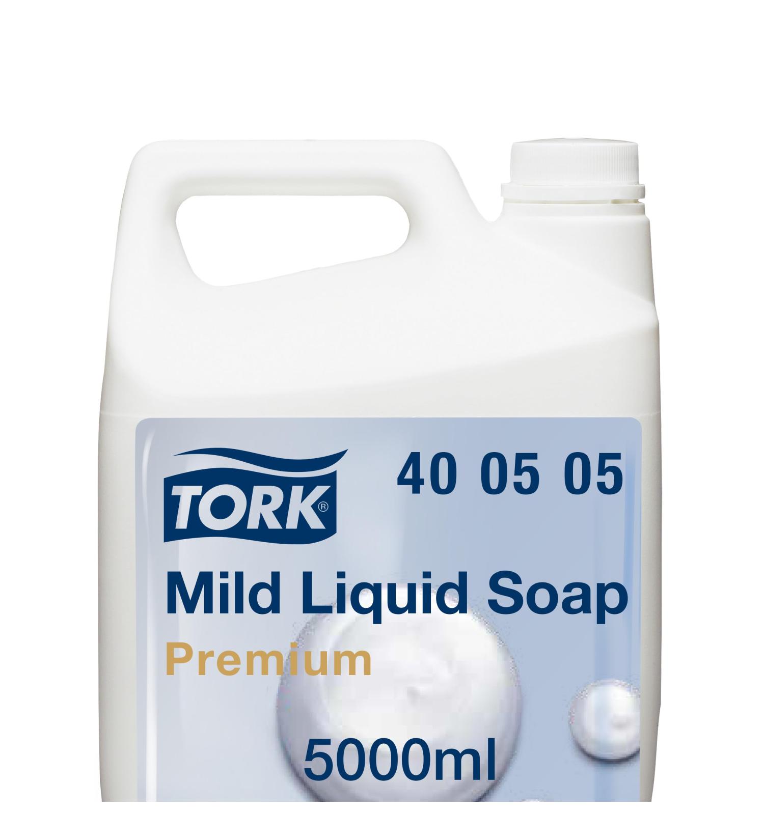  Tork Tork Liquid Hand Soap - Gentle Scent Dermatologically Tested 5000 ml 400505 - Buy Online on GoSupps.com