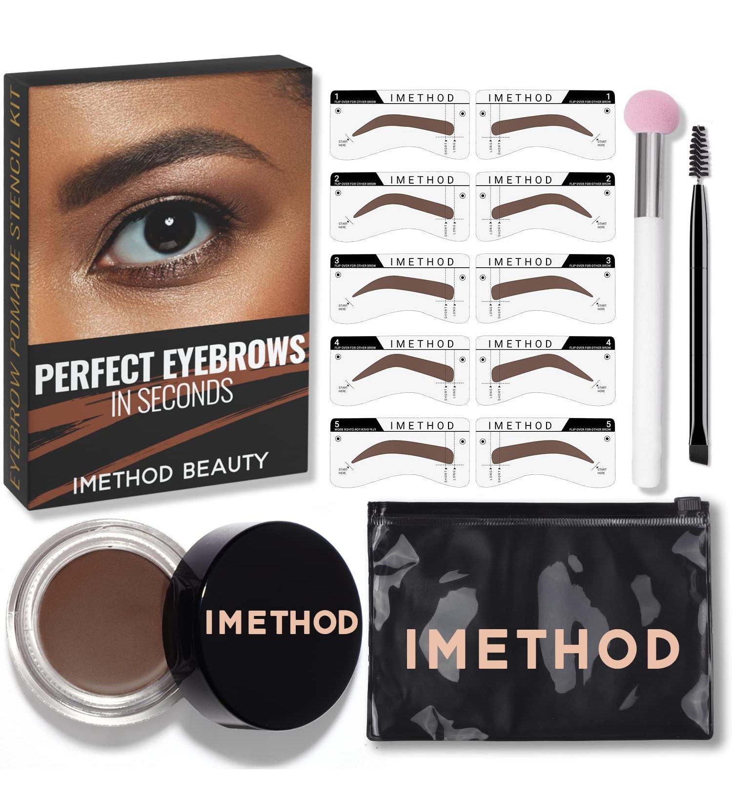 iMethod Eyebrow Stamp & Stencil Kit - Light Brown - Easy Brow Makeup Trio - Buy Online on GoSupps.com