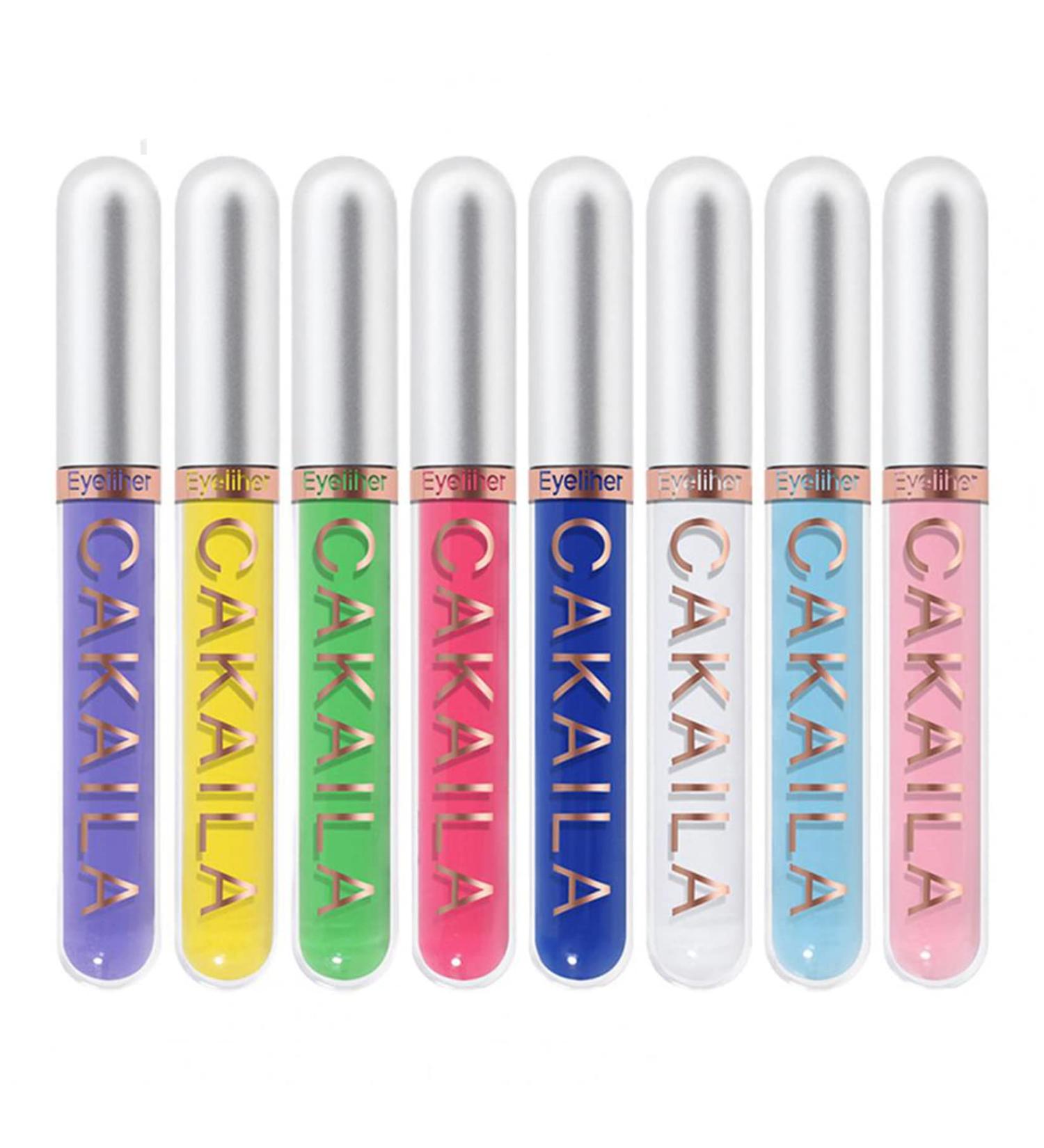 MKNZOME Matte Eyeliner Colorful 8 Colors Liquid Water Resistant Makeup Set Longlasting Eyeliner Multifunctional for Cosplay Daily Use Halloween Christmas Party Makeup 10 Pieces - Buy Online on GoSupps.com