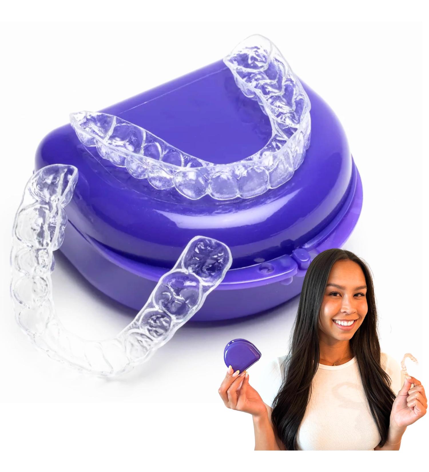 Custom Clear Dental Retainers Kit | Perfect Fit Replacement Upper & Lower Retainers for at Home Use - Buy Online on GoSupps.com