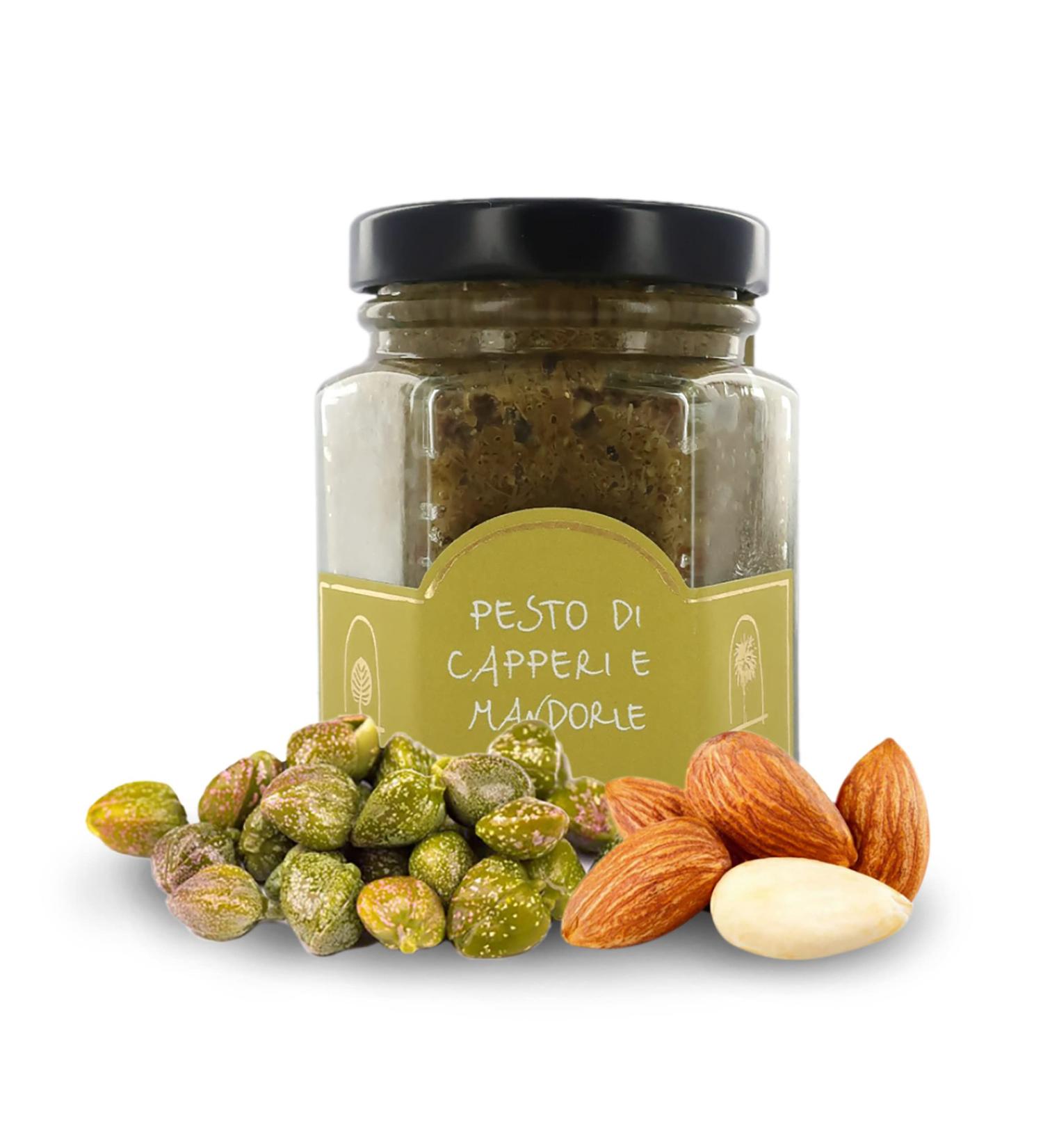 Buy Capernpesto with Almonds & Basil - Authentic Italian Pesto for International Shipping - Buy Online on GoSupps.com