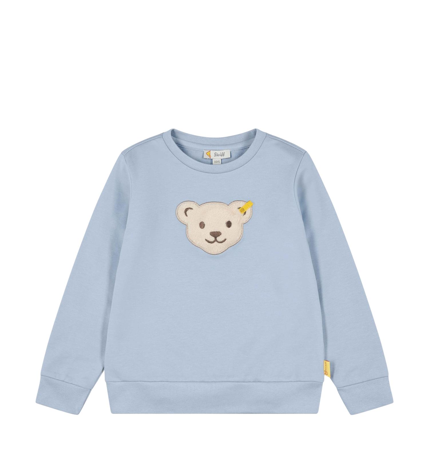Steiff Young Sweatshirt EU Size 92 - Brunnera Blue Soft & Warm with Flexible Cuffs & Built-in Squeak | Shop Internationally - Buy Online on GoSupps.com