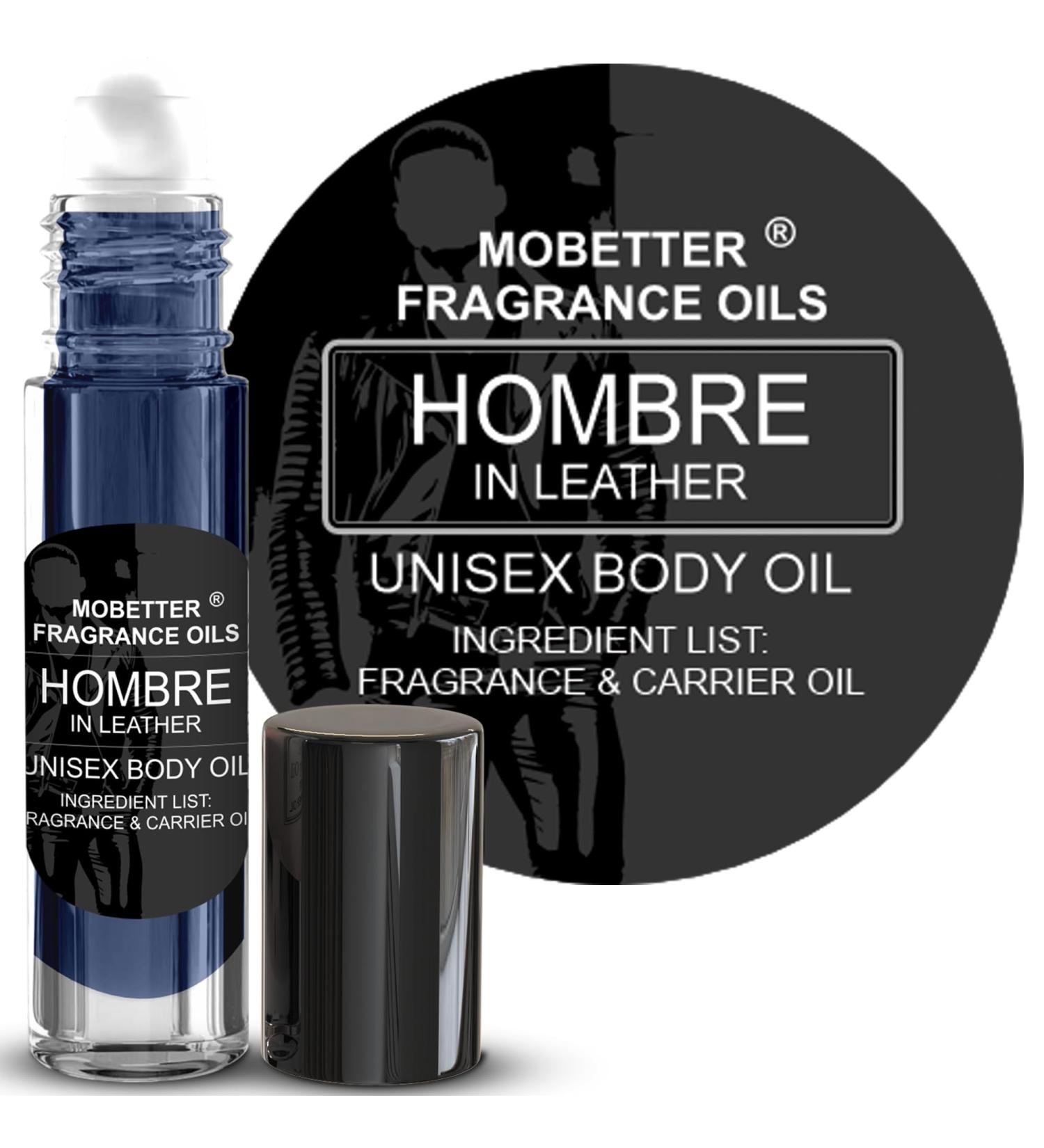 MOBETTER FRAGRANCE OILS Hombre In Leather Fragrance Body Oil for Unisex Hombre In Leather 0.33 Fl Oz (Pack of 1) - Buy Online on GoSupps.com