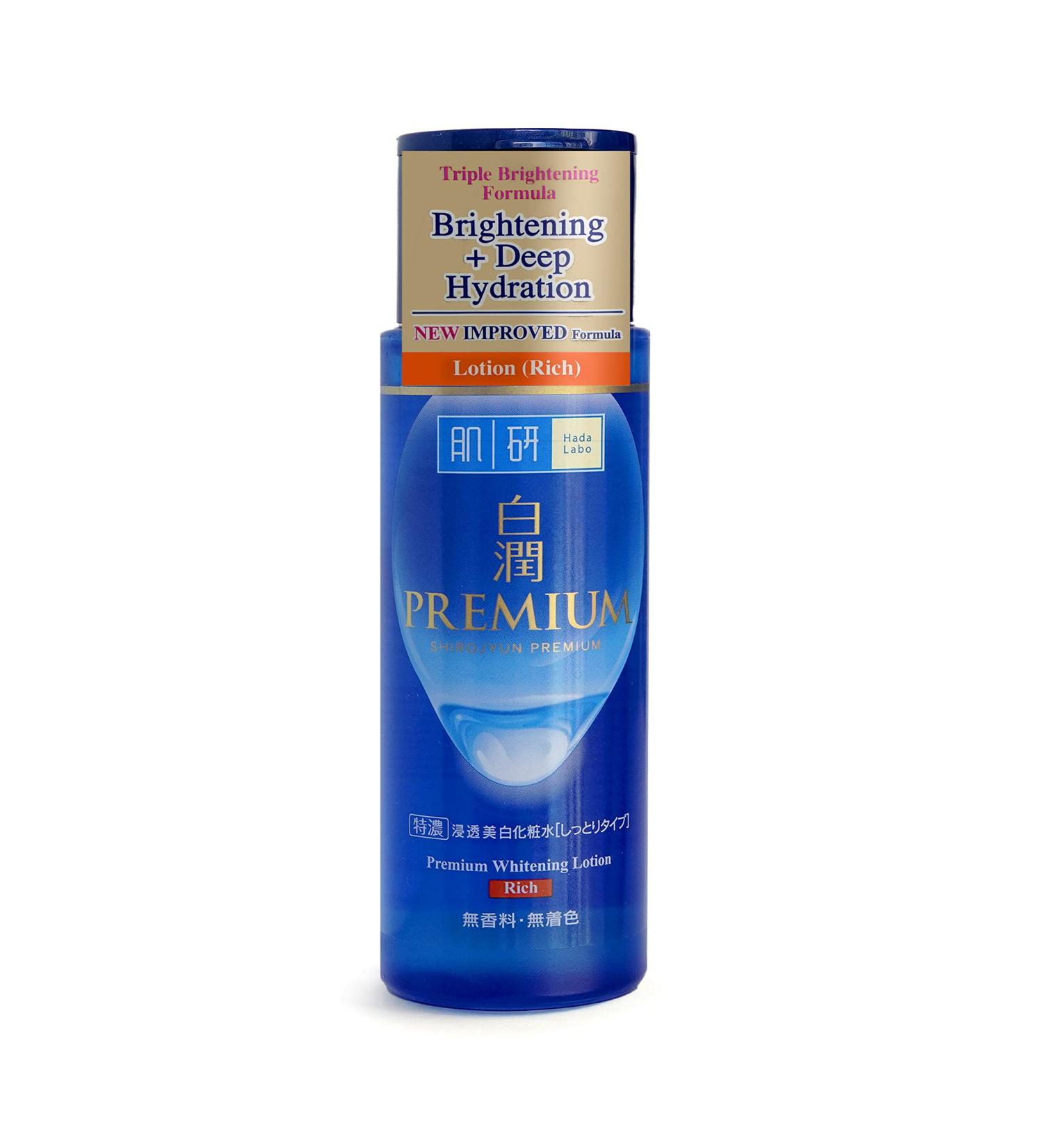 ROHTO Hadalabo Shirojun Premium Lotion Moist - 5.92 Ounce (Pack of 1) - Buy Online on GoSupps.com