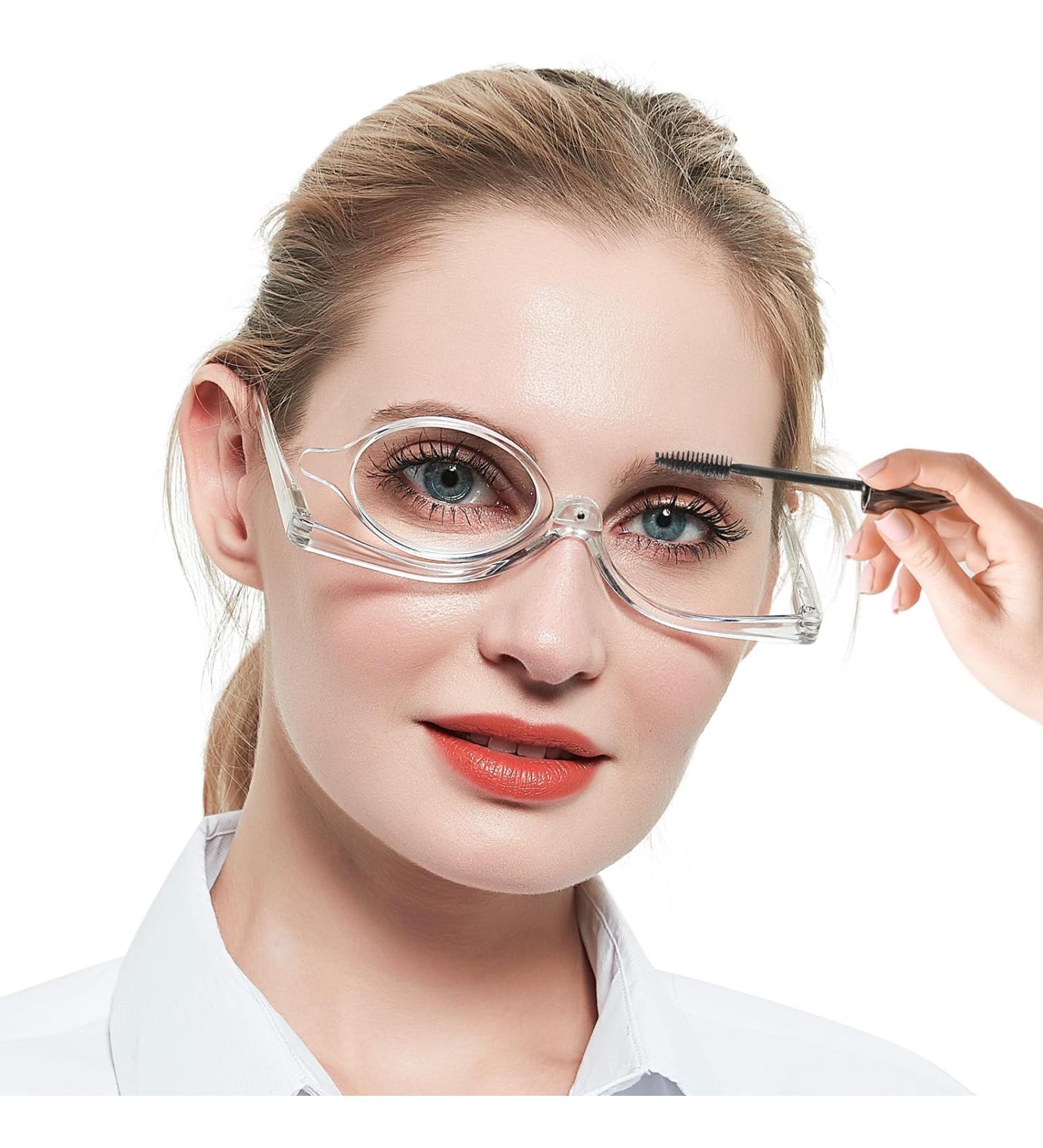 OCCI CHIARI Eye Makeup Reading Glasses for Women | Magnifying Rotatable Cosmetic Eyewear (Clear 2.0) - Shop Internationally - Buy Online on GoSupps.com