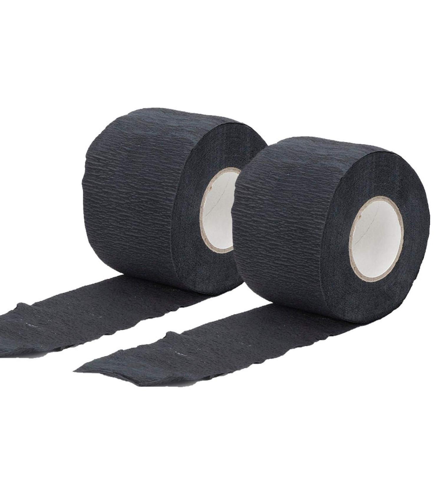 2 Rolls Neck Paper Professional Neck Ruffle Roll Paper Neck Band Protector Disposable Barber Neck Strip for Hair Washing Shaving Styling Coloring - Buy Online on GoSupps.com