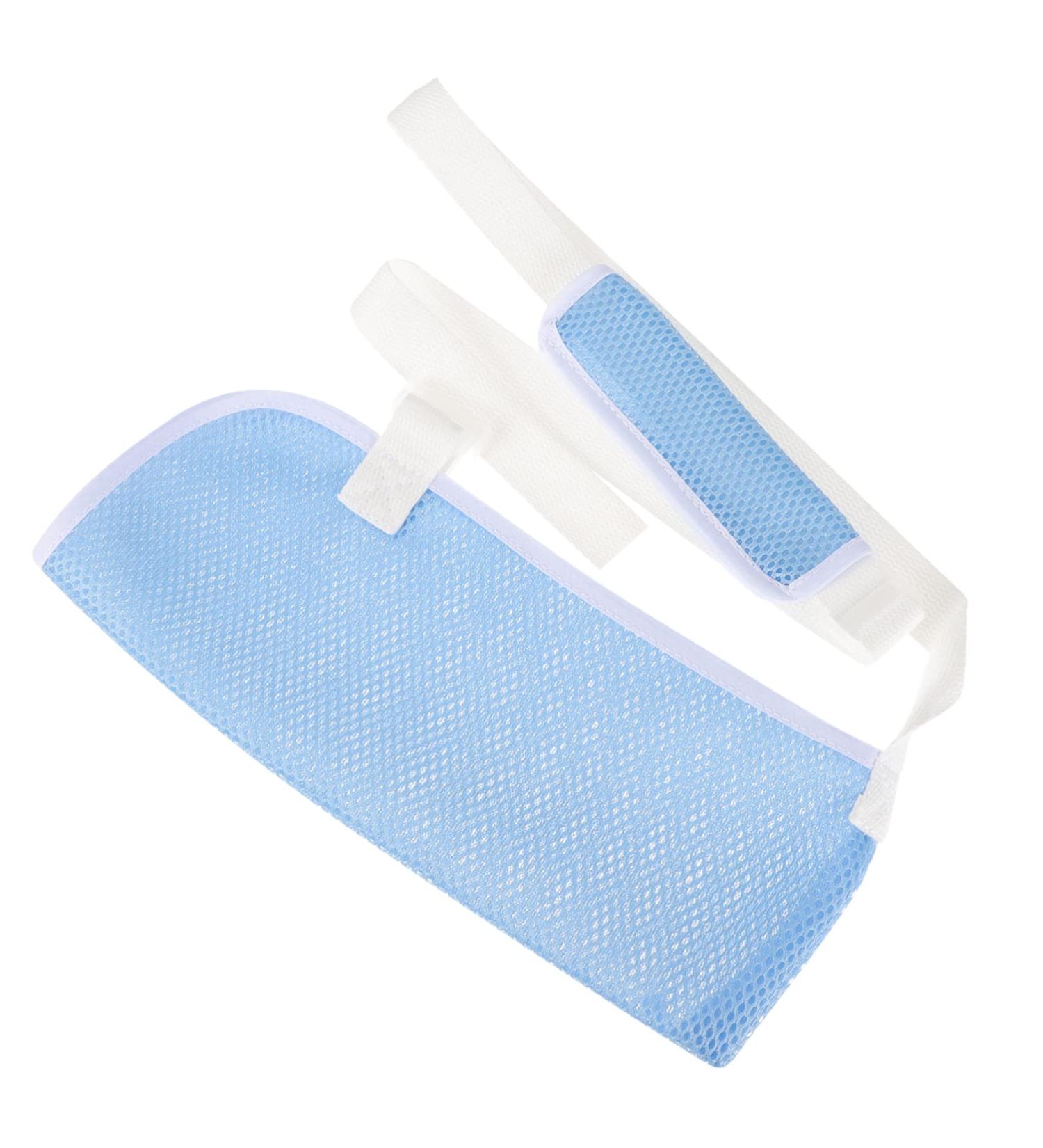 Anneome Children's Arm Sling Children Arm Sling Shoulder Immobilizer Sling Suspenders for Arm Brace Net 50X27CM Sky-blue - Buy Online on GoSupps.com