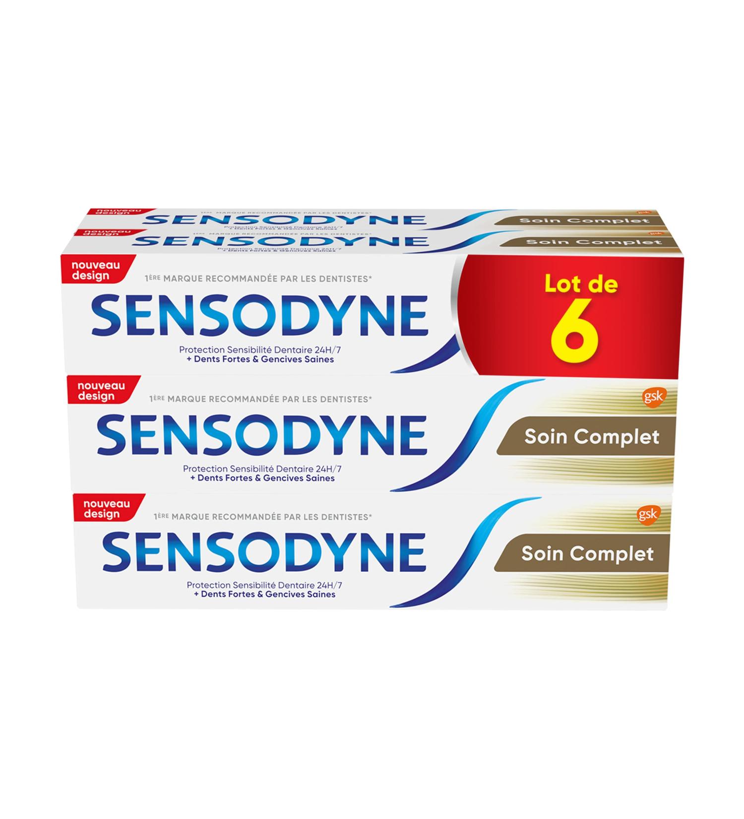 Sensodyne Complete Care Toothpaste Relieves Tooth Sensitivity Removes Plaque Pack of 6x75ml - Buy Online on GoSupps.com
