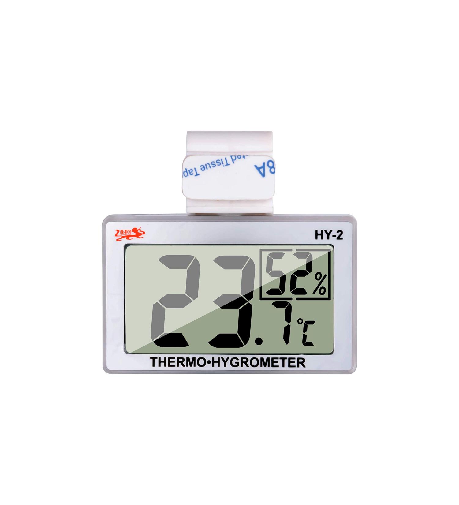 Reptile Digital Thermometer & Hygrometer for Tanks & Terrariums - Silver - Buy Online on GoSupps.com
