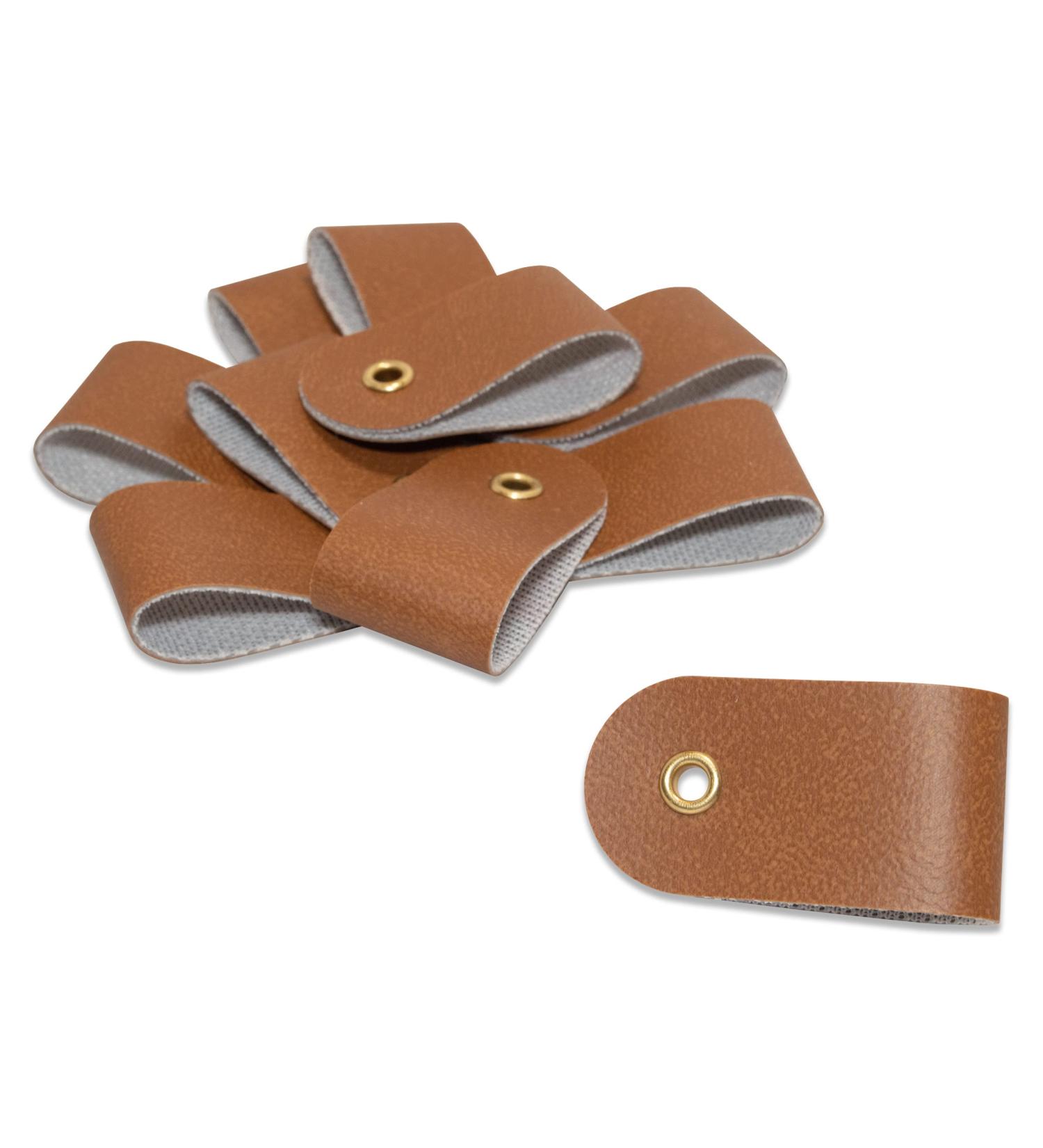 Finger Cuff Loops with Grommets Set of 10