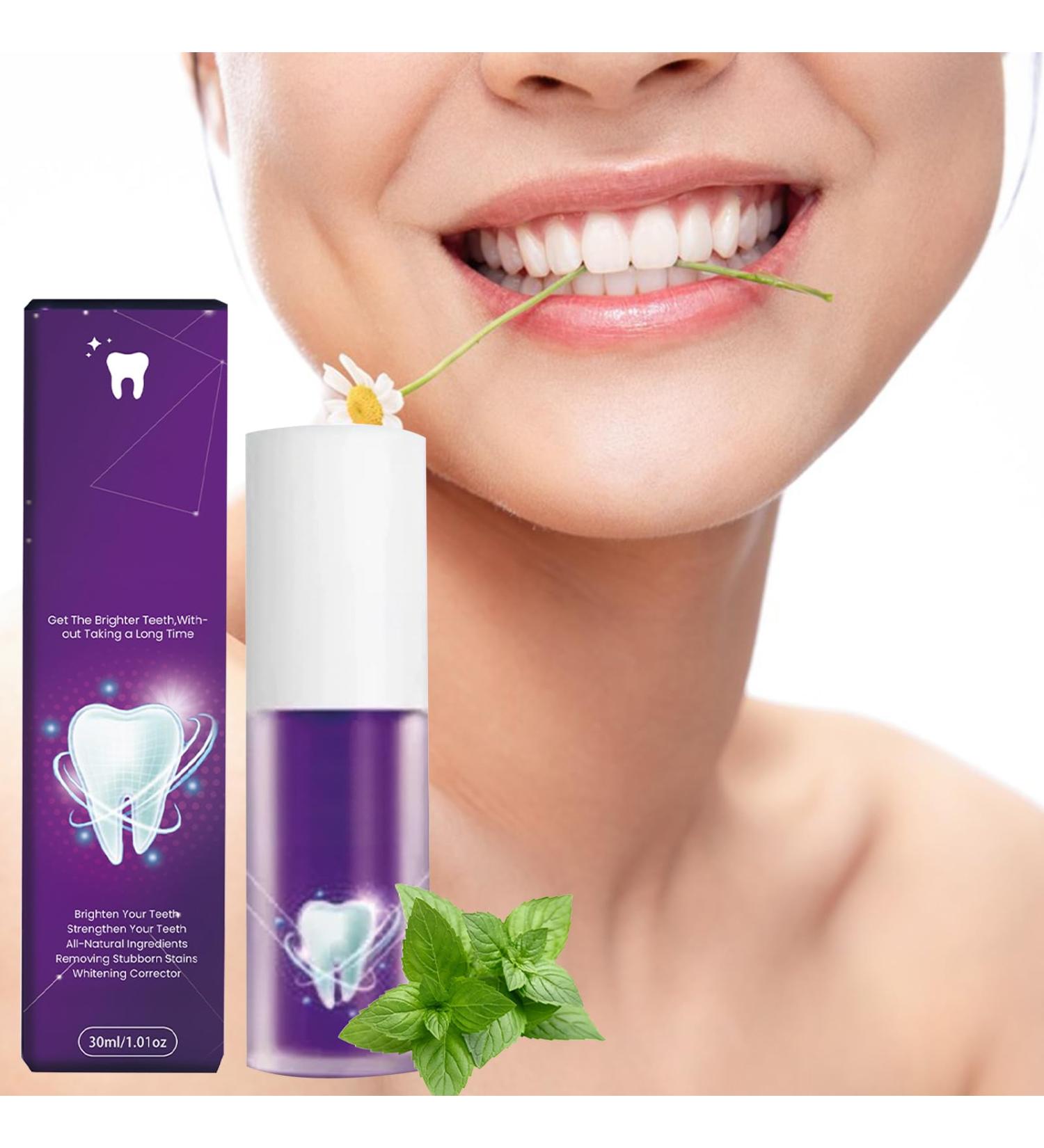 Whitening Toothpaste for Deep Stain Removal | Purple Tooth Whitening Formula for White Teeth - Buy Online on GoSupps.com