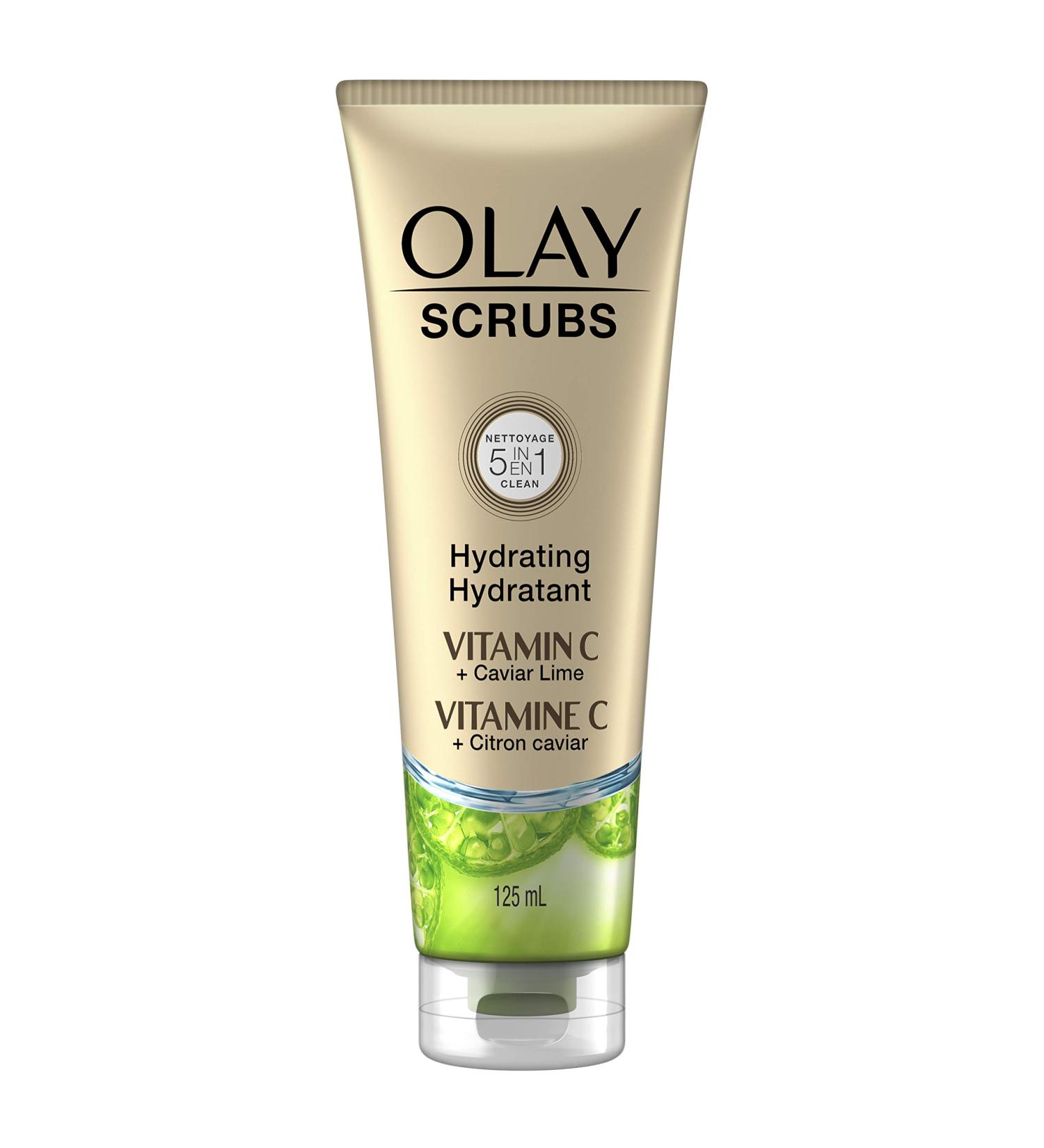 Olay Hydrating Face Scrub with Vitamin C and Caviar Lime Essence 4.2 fl oz - Buy Online on GoSupps.com