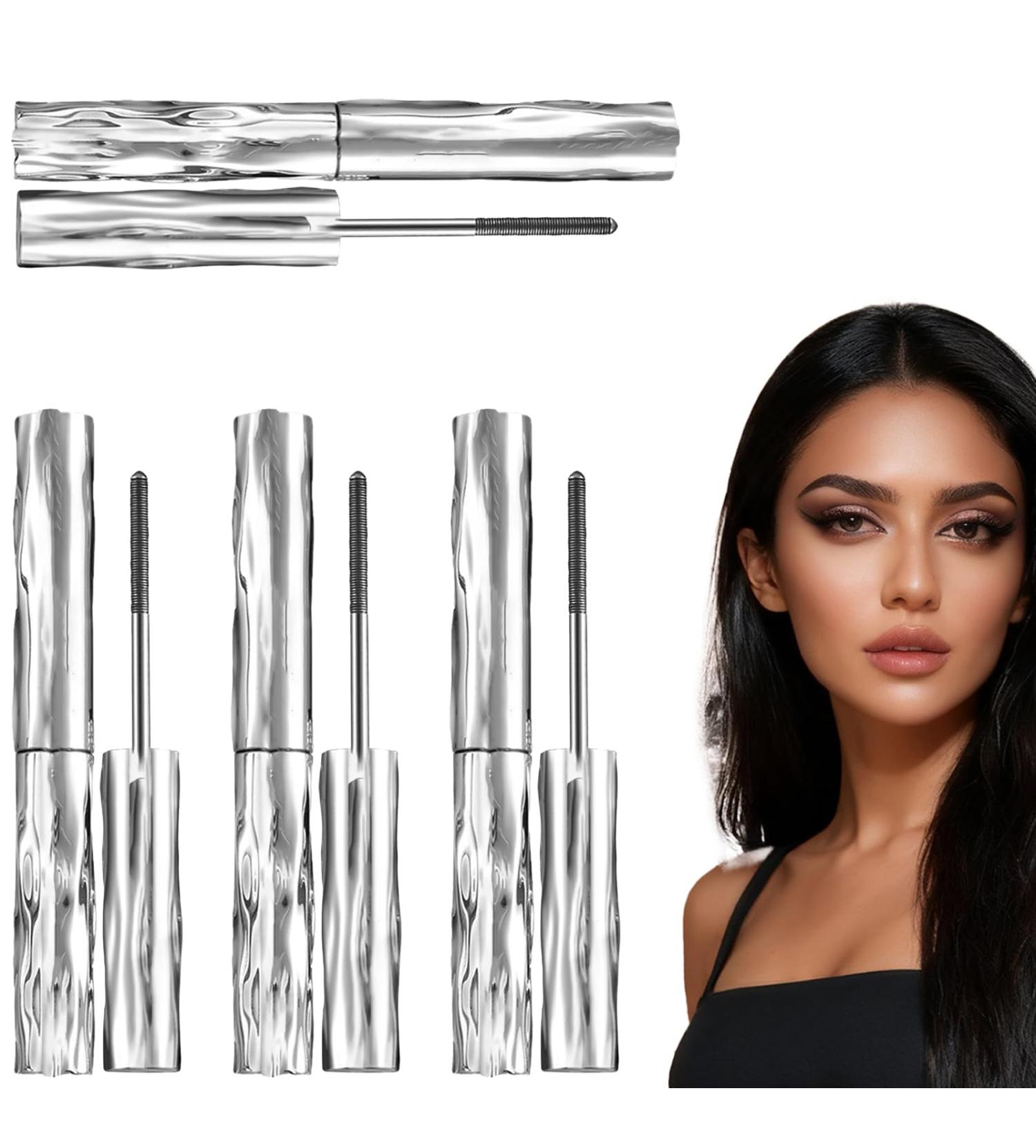  YUNFAX Seattle Get Mascara London Get Mascara 3D Curling Eyelash Iron Waterproof Long-Lasting No Flaking Lengthening Volumizing Separated Lashes Wand Eye Black No Flaking for Mother Girl Wife (Black 4) - Buy Online on GoSupps.com