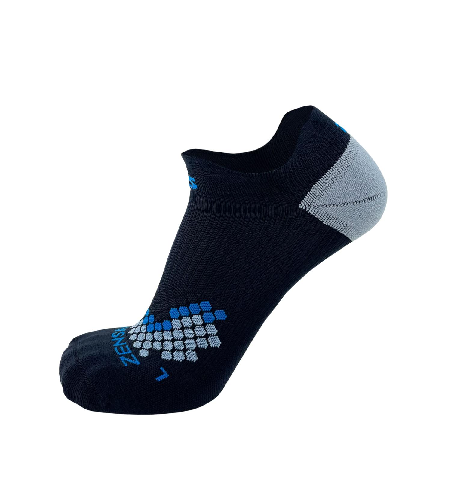 Zensah Plantar Fasciitis Relief Compression Socks - PF Night Socks for Pain Relief & Achilles Stability - Medium Black - Buy Online on GoSupps.com