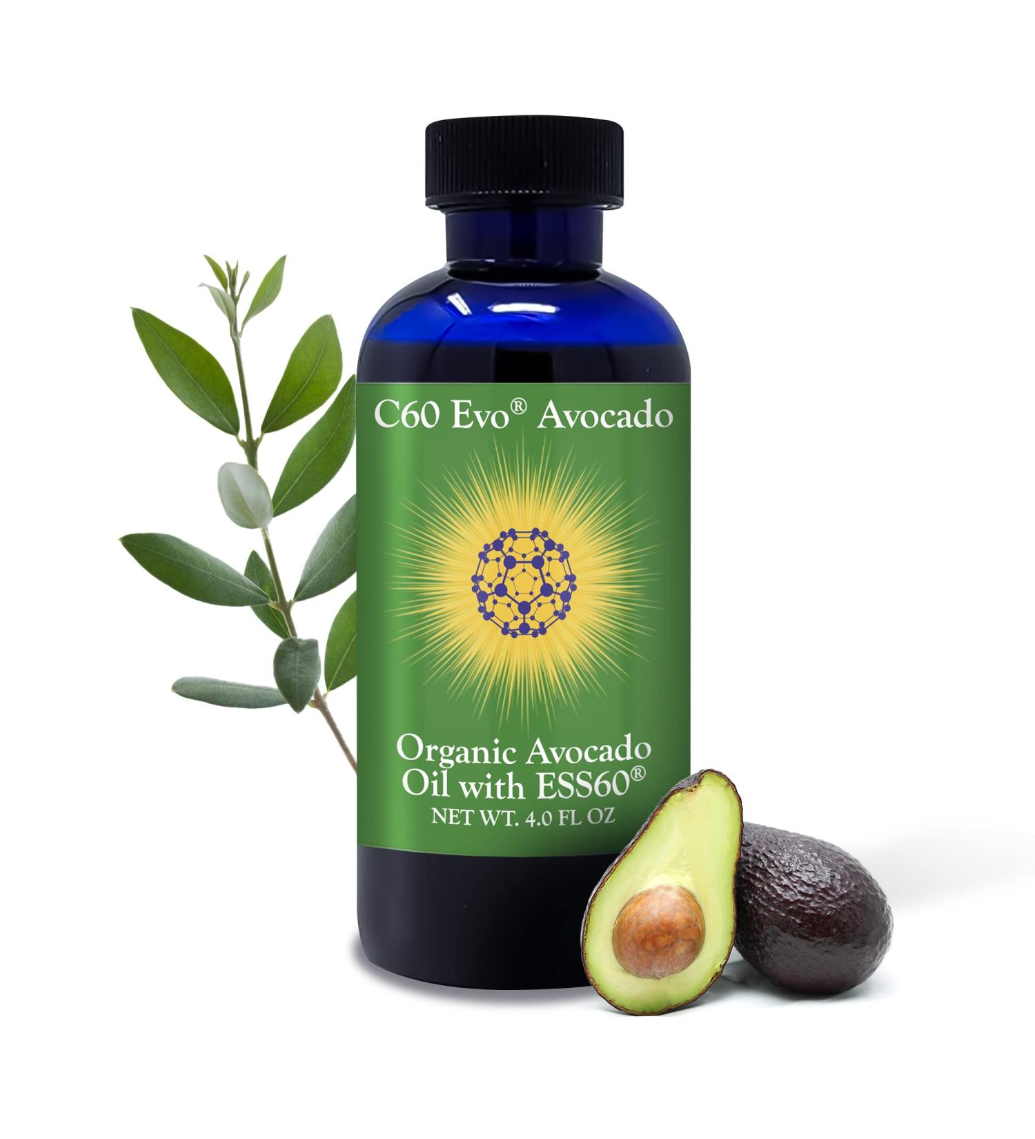 Organic Avocado Oil, 100% Pure ESS60 (.6 mg/mL) Supports Joint Health, Flexibility, Energy, Immunity, Sleep (4 oz) 4 Fl Oz - Buy Online on GoSupps.com