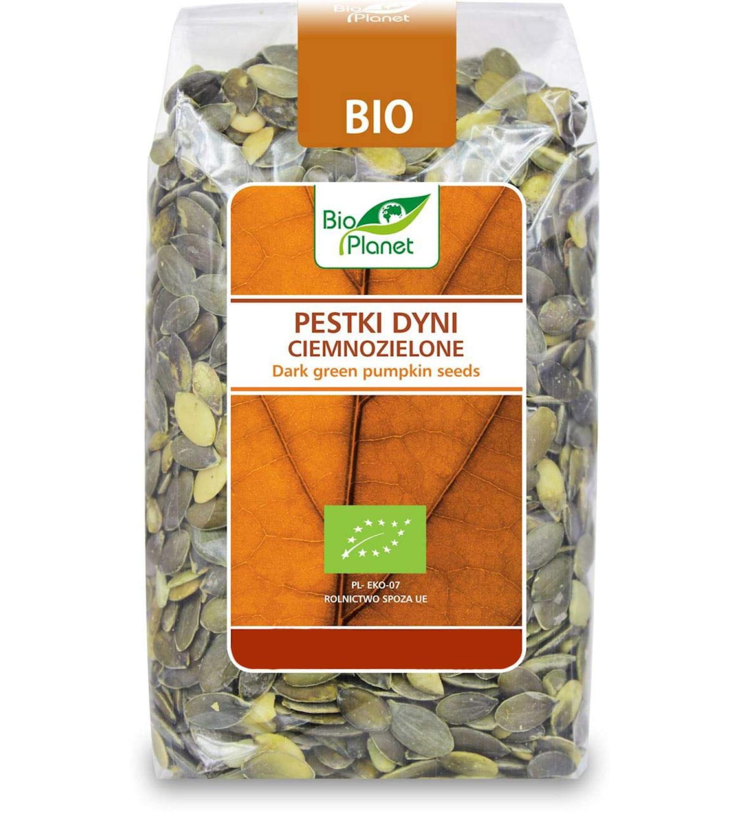 Pumpkin seeds dark green ORGANIC 350g - BIO PLANET