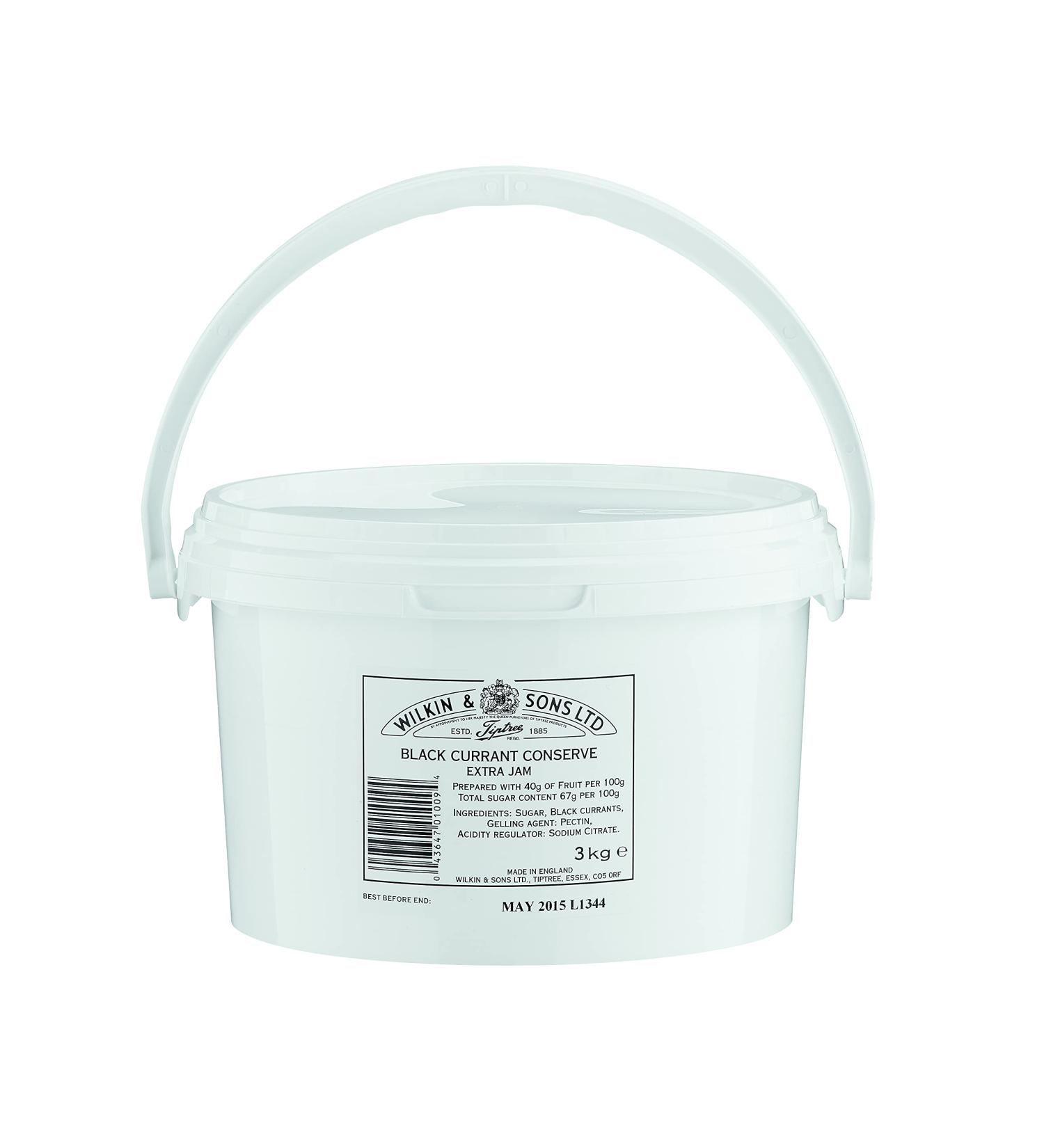 Wilkin & Sons Tiptree Black Currant Preserve Catering Tub 1 x 3kg - Buy Online on GoSupps.com