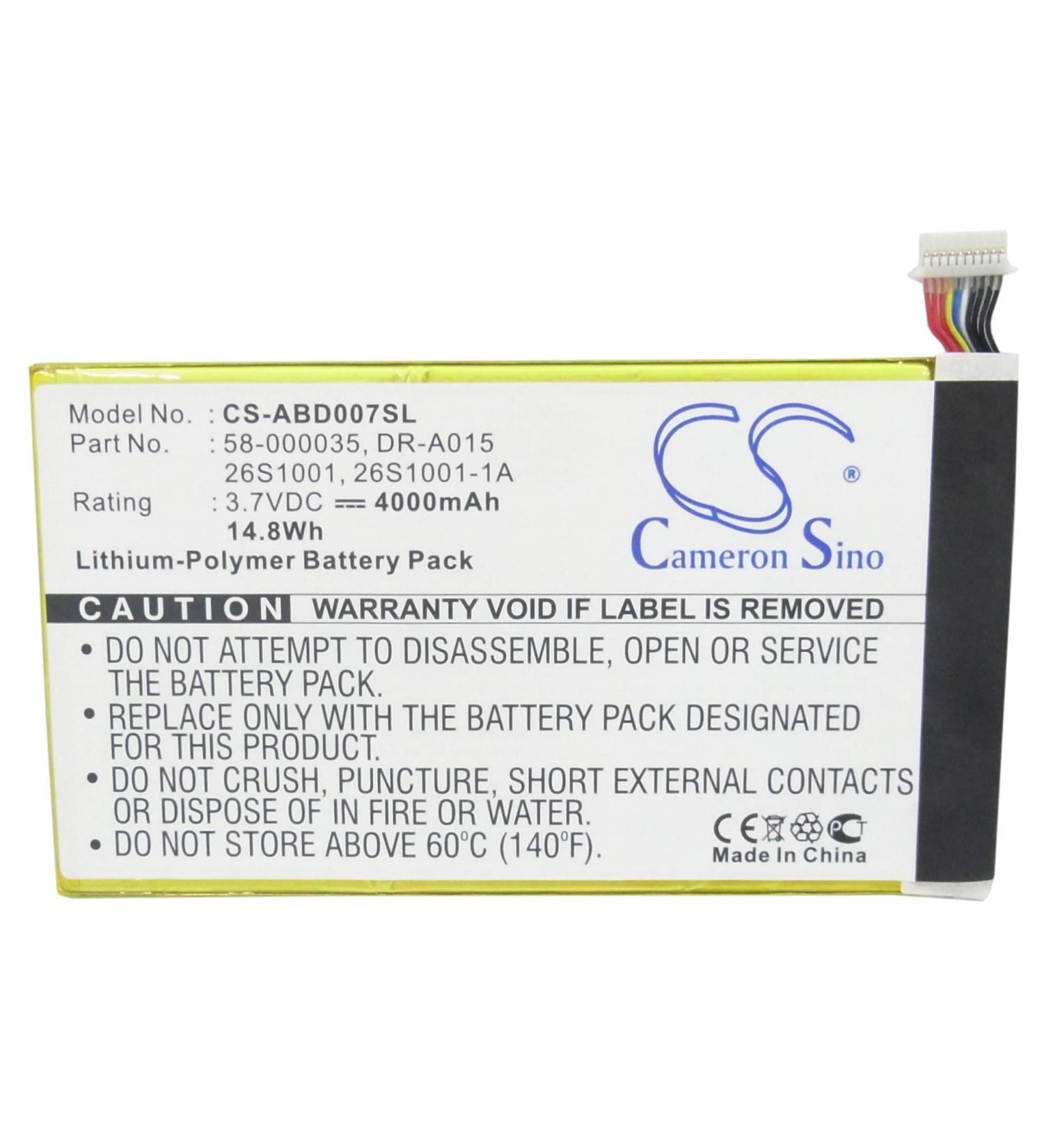4000mAh Li-Polymer Replacement Battery for 26S1001 & Compatible Models - Fast International Shipping - Buy Online on GoSupps.com