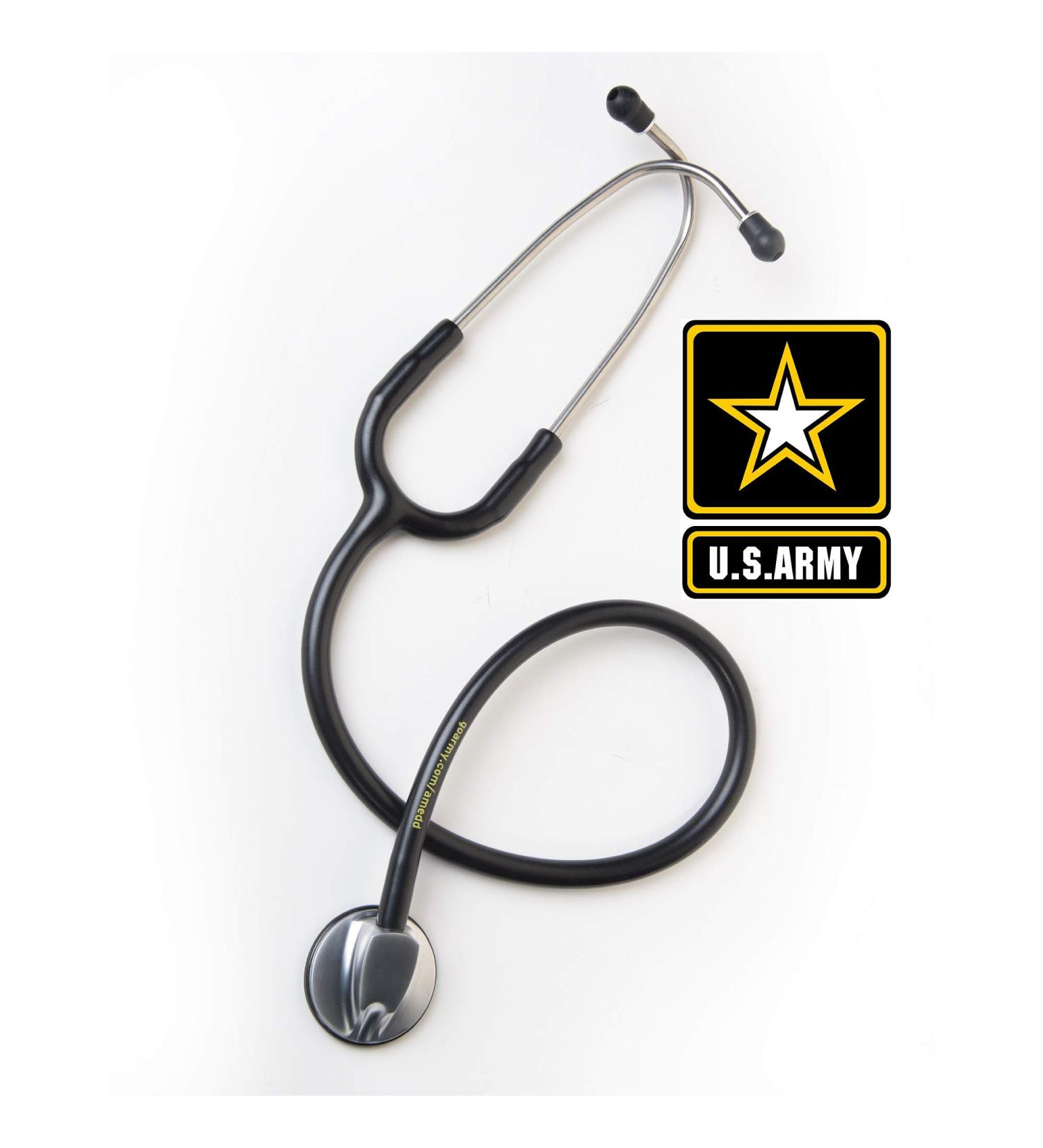 U.S. Army Cardiology Stethoscope - Single Head 27 Inch | Medical & Clinical Use - International Shipping - Buy Online on GoSupps.com