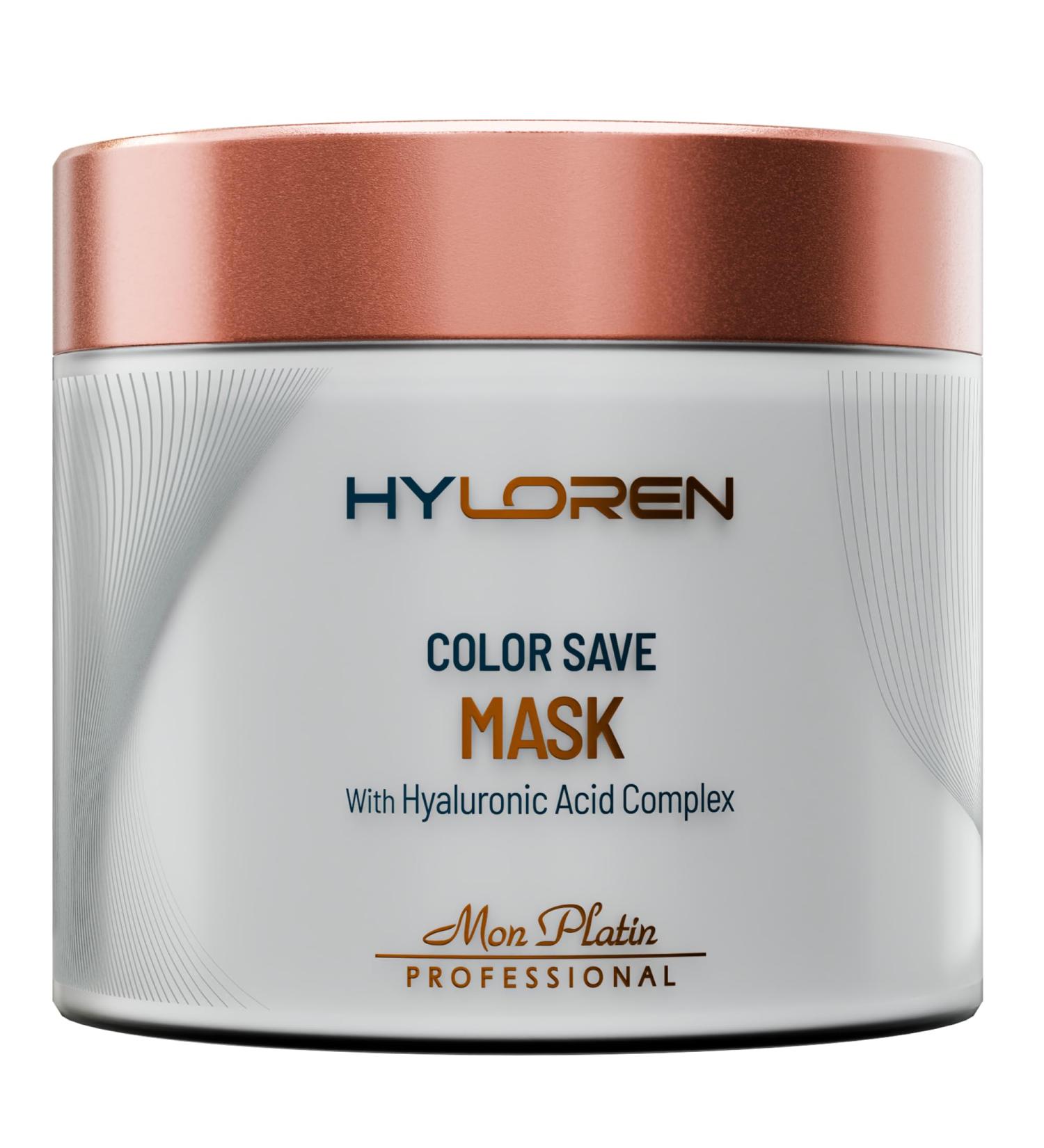 HYLoren Color Save Masque capillaire l'acide hyaluronique masque lissant revitalisant en profondeur adoucit lisse et fait briller les cheveux ab m s 500 ml Pour cheveux secs et ab m s. - Buy Online on GoSupps.com