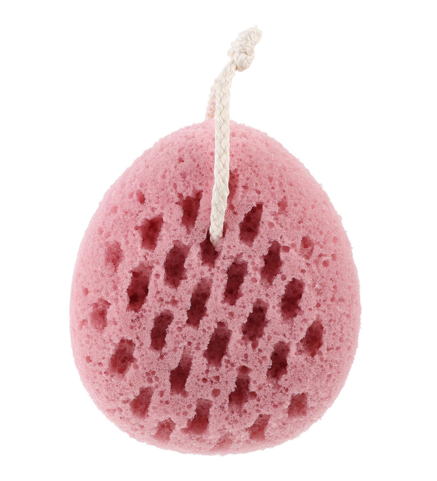 Lurrose Bath Ball Sponge Body Scrubber Ball Mesh Sponge Body Scrub Sponge Shower Balls Exfoliating Sponge Bath Stuff Shower Sponge Bath Sponge Swirl Frosted Pink Girl Polyurethane Pouf - Buy Online on GoSupps.com