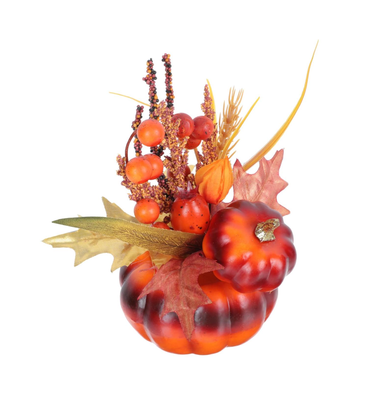ifundom 1pc Artificial Pumpkin Decorative Outdoor Decor Farmhouse Outdoor Decor Pumpkin Party Supply Bouquet Red 20x10cm - Buy Online on GoSupps.com