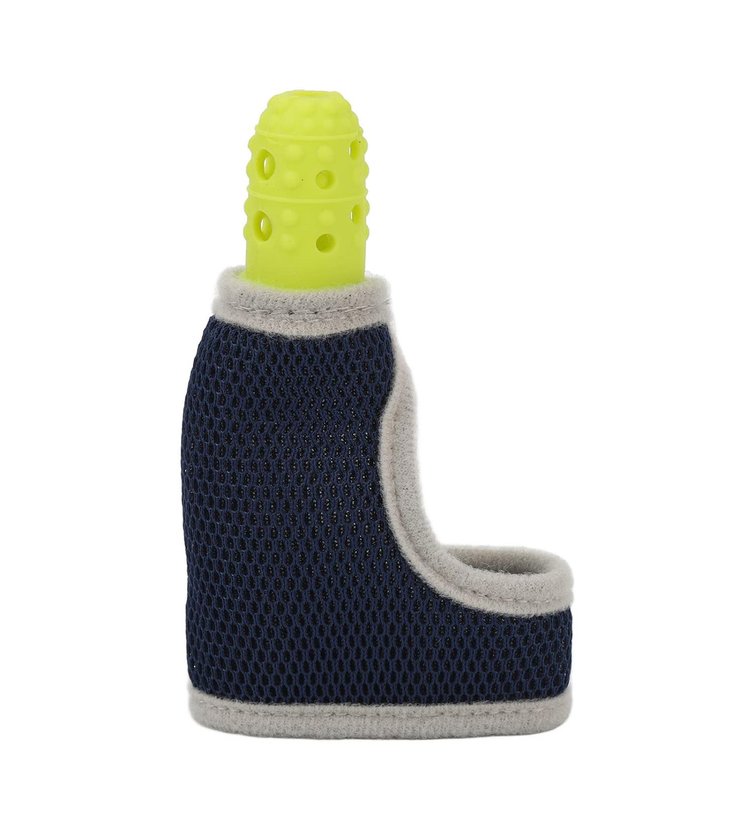 Soft Silicone Baby Glove - Breathable Adjustable Thumb Cuff Suction Control - Yellow - Buy Online on GoSupps.com