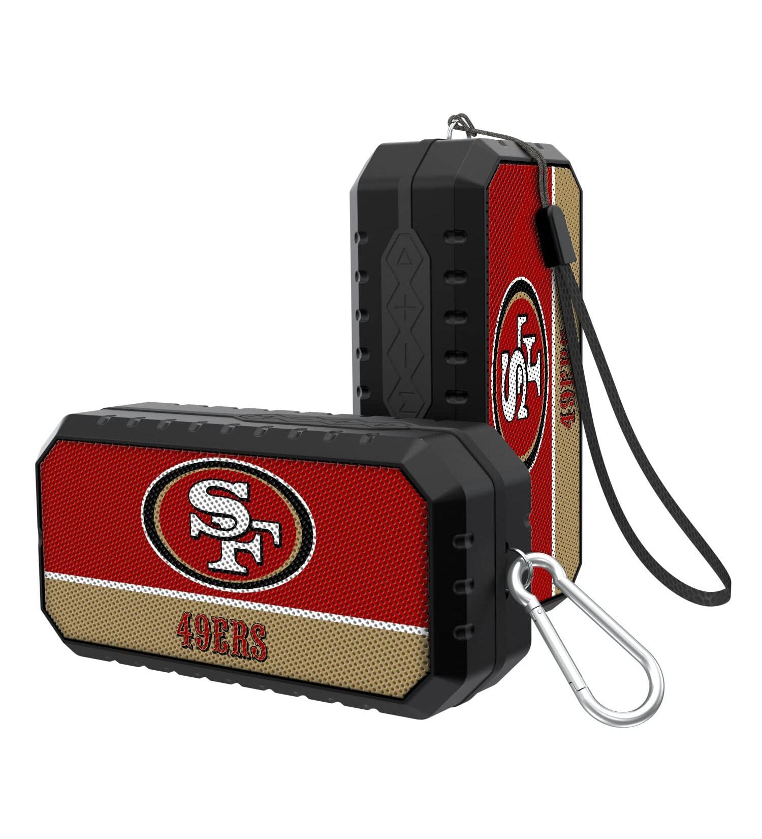 Strategic Printing San Francisco 49ers End Zone Water Resistant Bluetooth Speaker, One Size