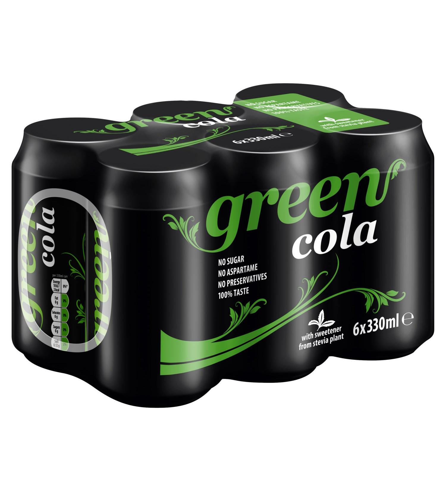 Green Cola (6 x 330 ml, boîte)