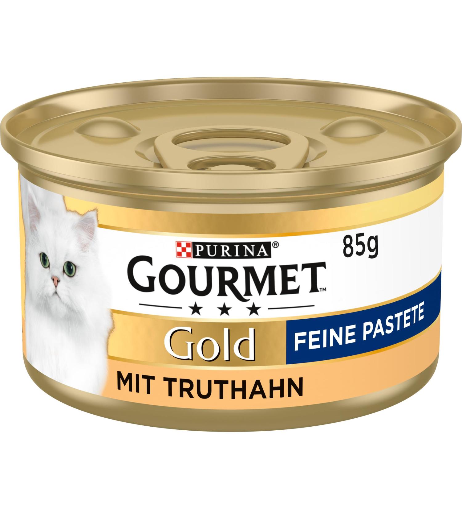 Buy Gourmet PURINA GOURMET Gold Fine Pate Wet Cat Food with Turkey - 12-Pack (12 x 85g) | International Shipping Available - Buy Online on GoSupps.com