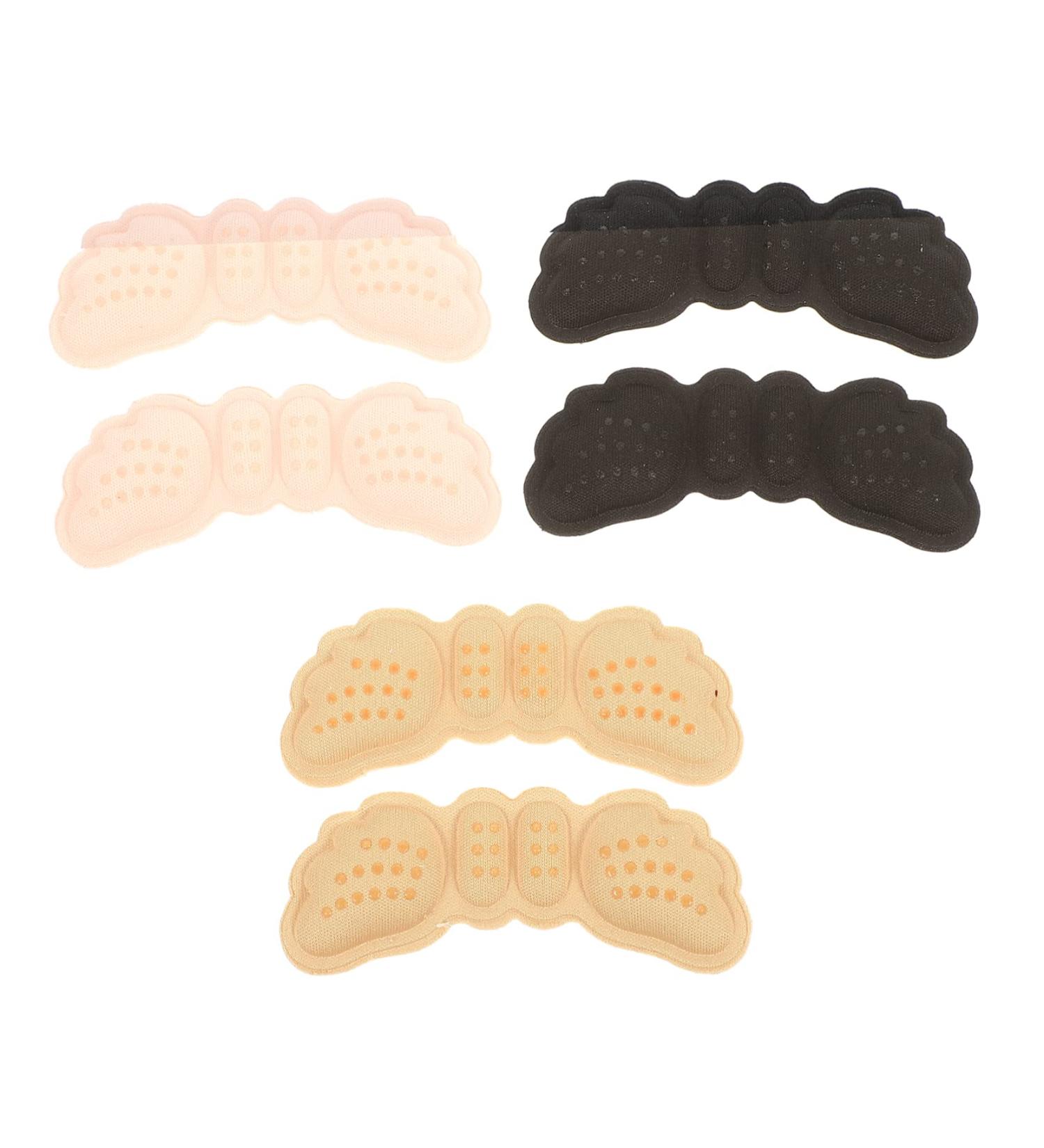 3 Pairs Non-Slip Heel Grips for Ladies Shoes | Cushions & Inserts for Too Big Heels | Assorted Colors - Comfort & Fit - Buy Online on GoSupps.com