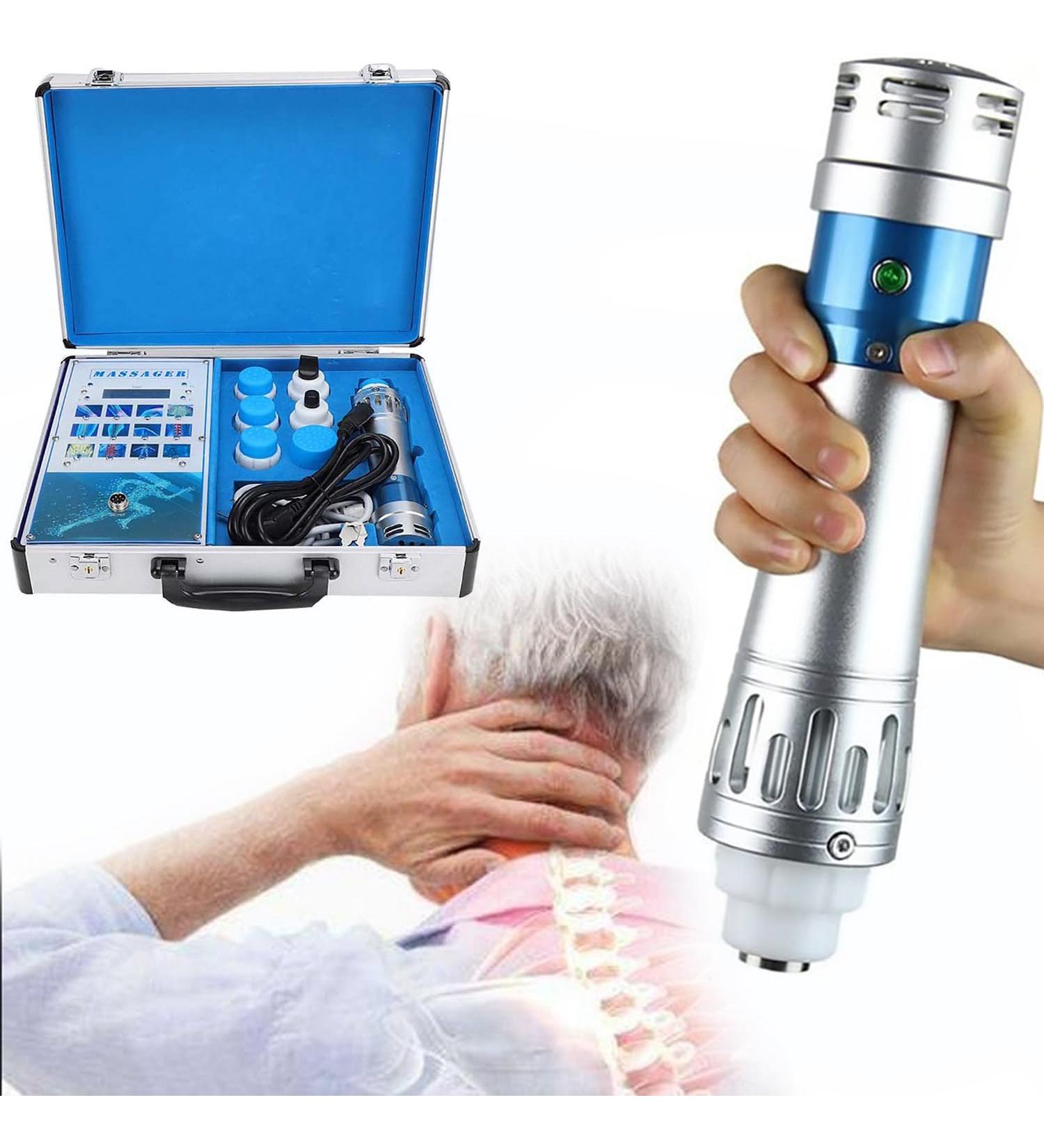 Shock Wave Therapy Device for Pain Relief | ED Extracorporeal Massage Gun | Portable Muscle Massager - Buy Online on GoSupps.com
