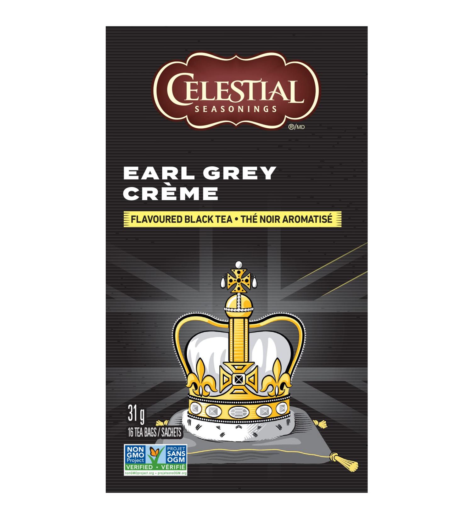 Celestial Seasonings Earl Grey Cr me Black Tea Contains Caffeine 16 Count (Pack of 6)
