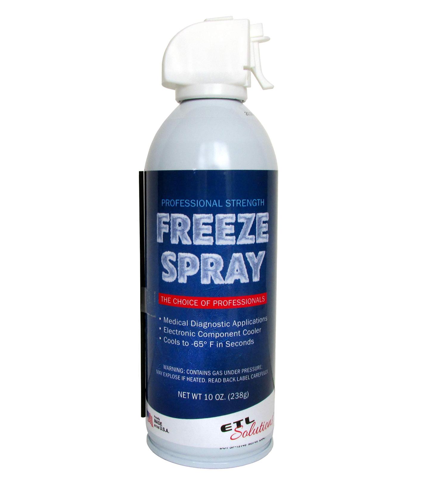 ETL Solutions Professional Strength Medical Freeze Spray - 10oz (283ml) | Cools to -65 F in Seconds - Buy Online on GoSupps.com