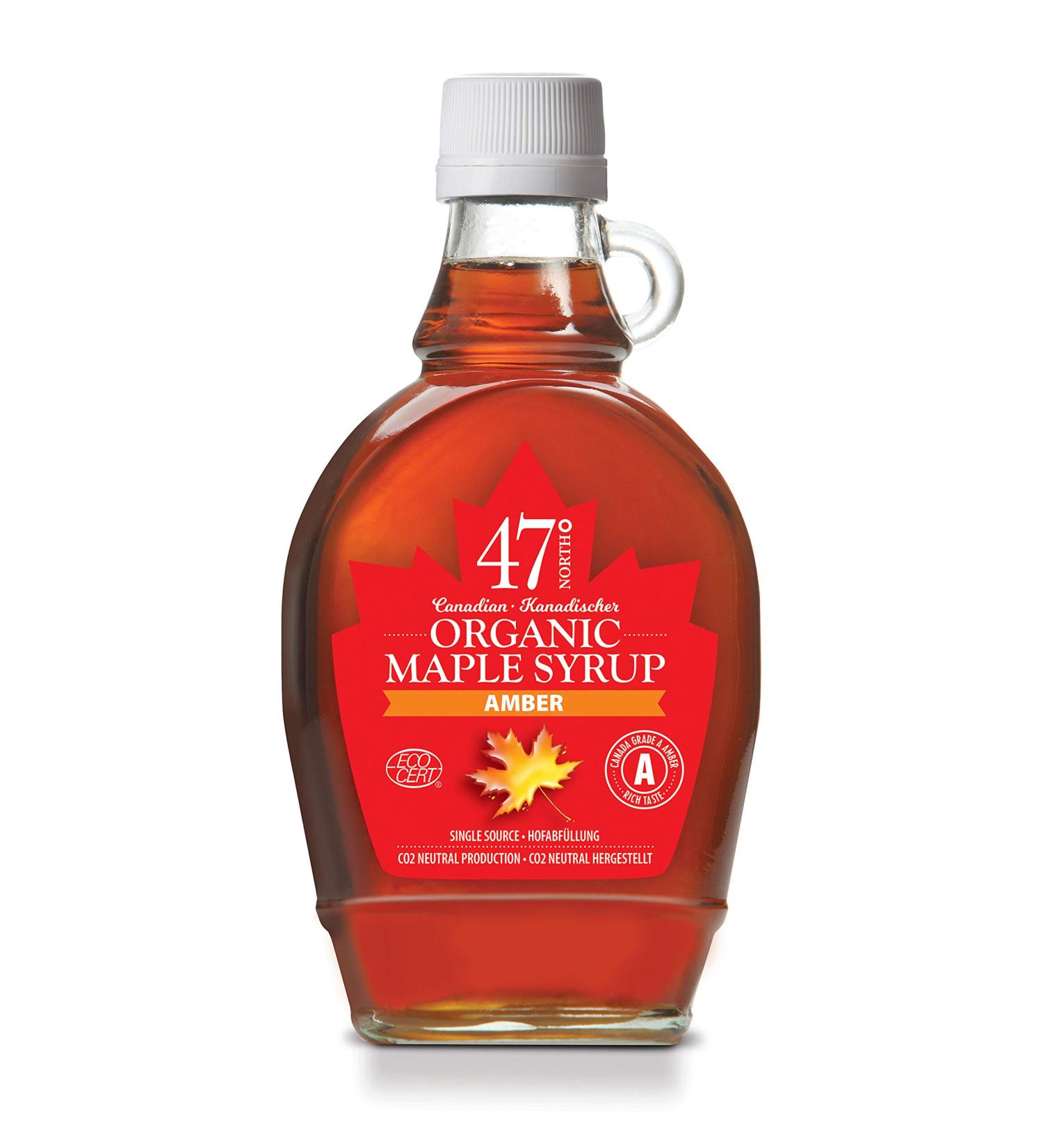Buy 47 North Canadian Organic Maple Syrup Amber - 250g Gluten-Free Vegan Grade A | Perfect for Pancakes & More - Buy Online on GoSupps.com